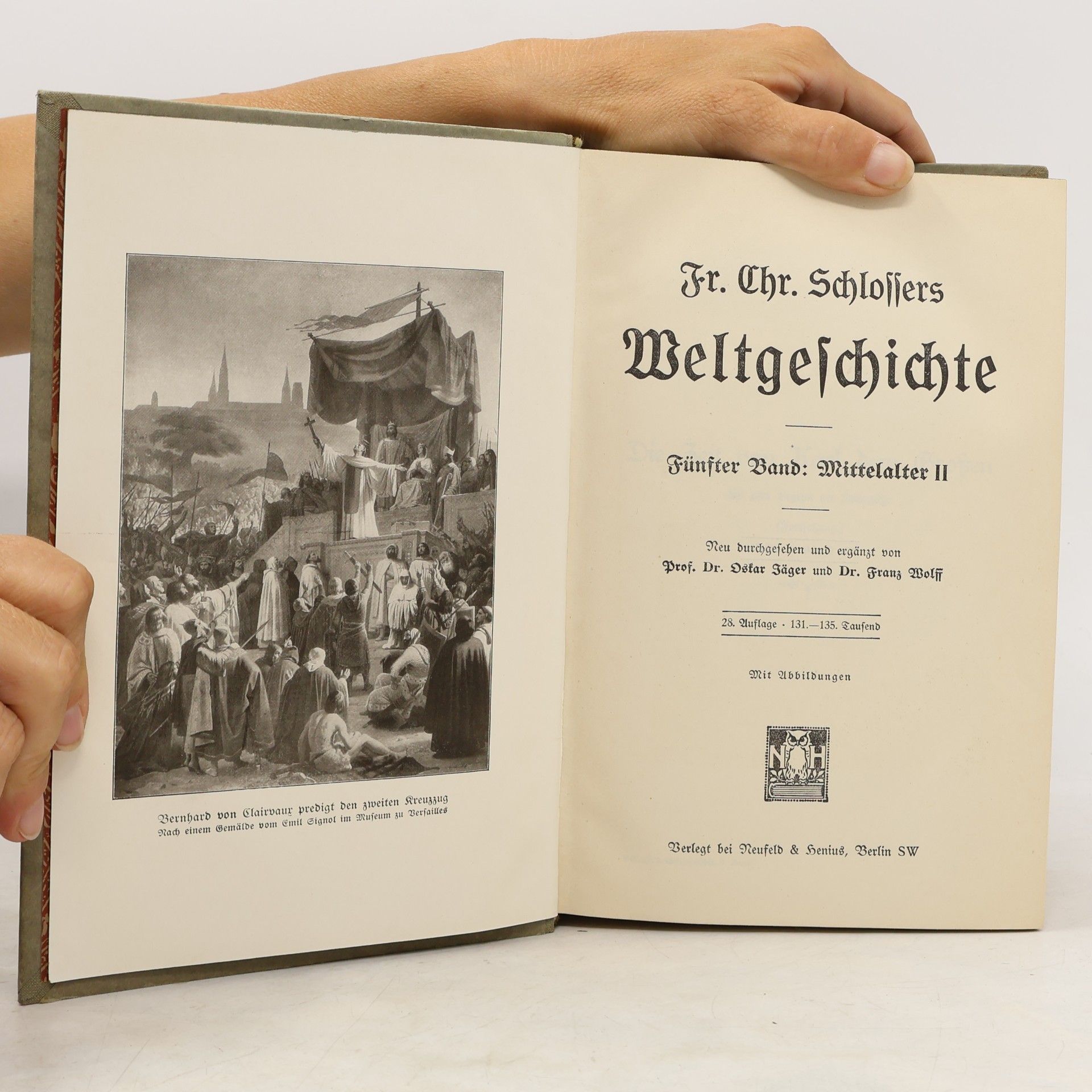 Christoph Friedrich Schlosser Schlossers Weltgeschichte. Band V-VI