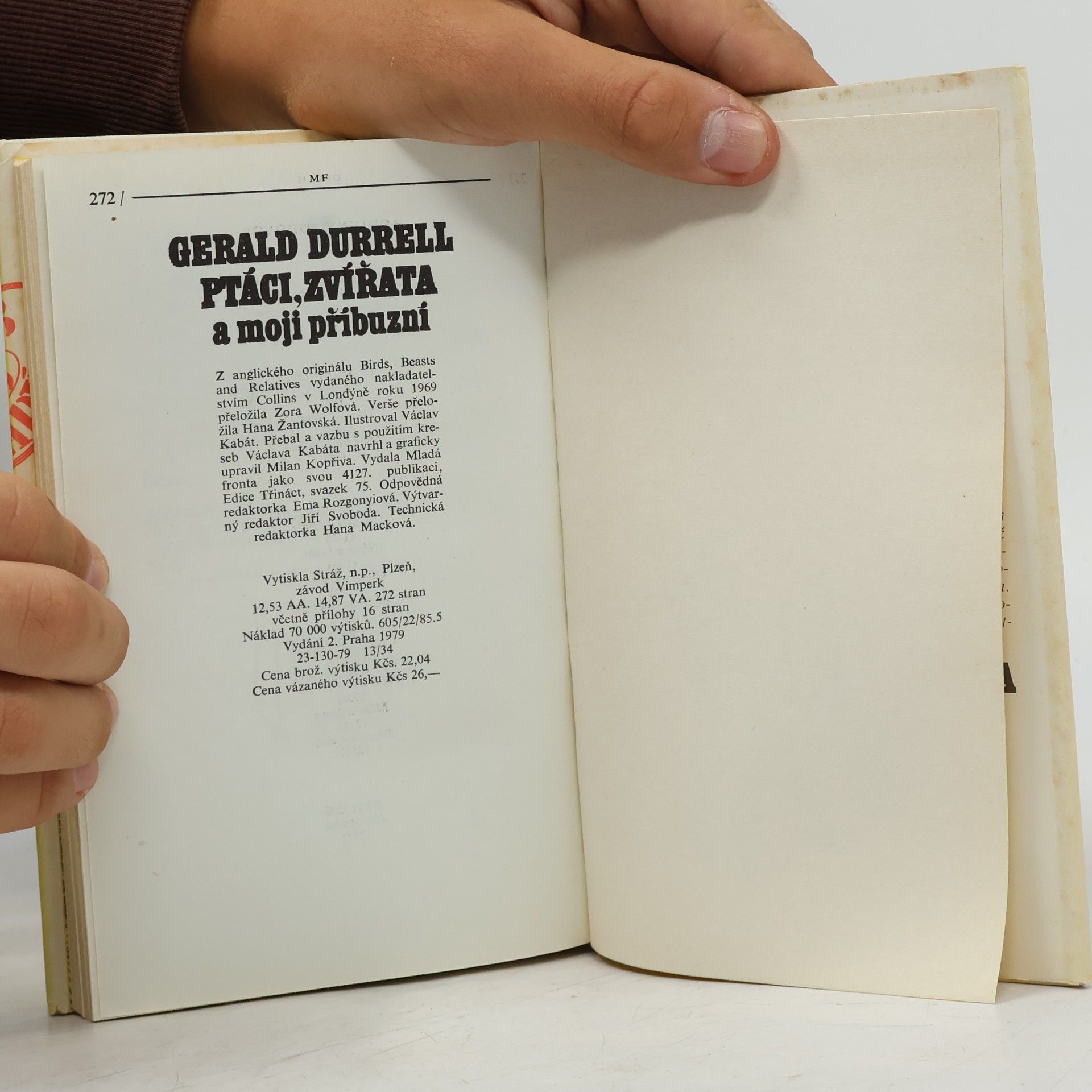 Gerald Durrell Ptáci, zvířata a moji příbuzní