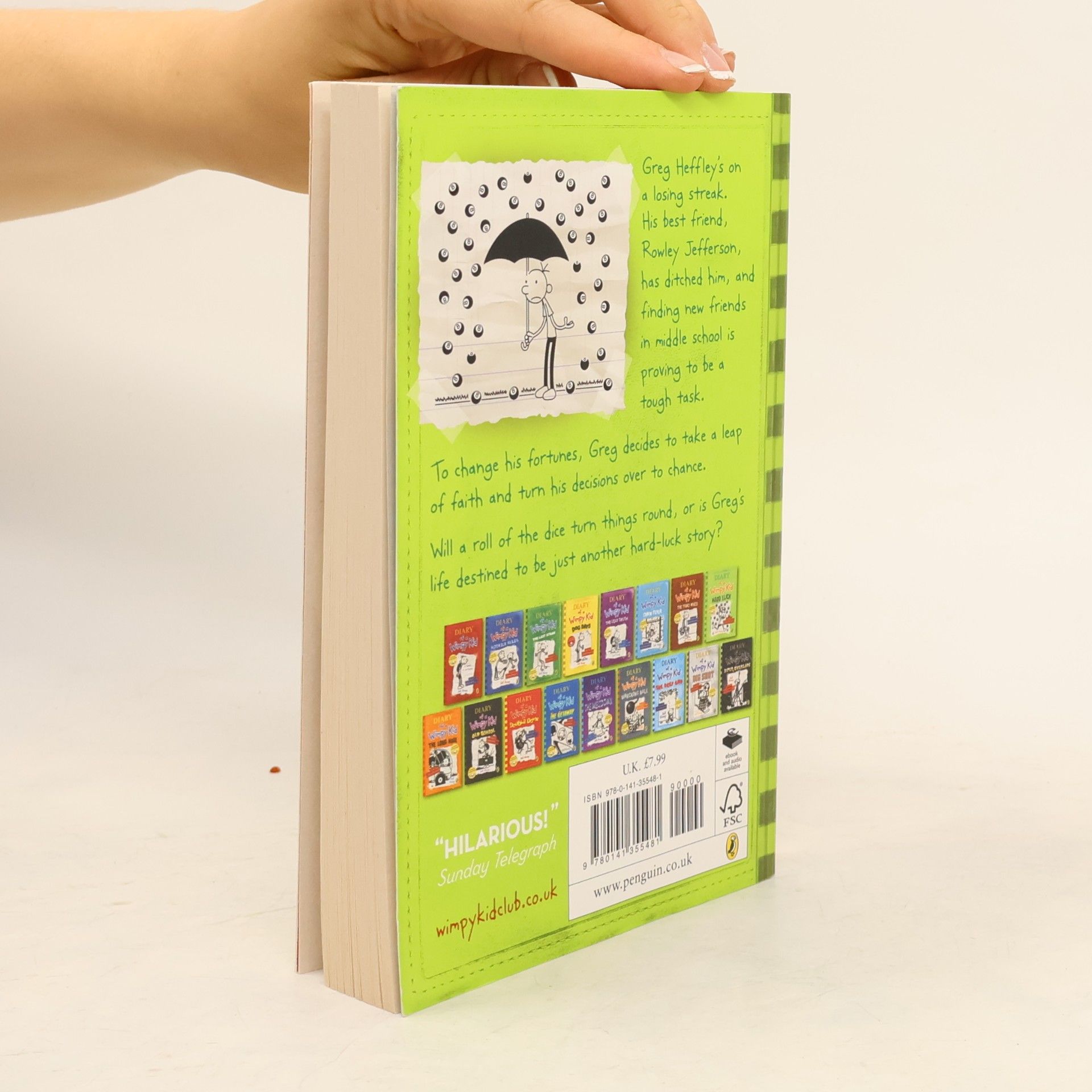 Jeff Kinney Diary of a Wimpy Kid. Hard luck