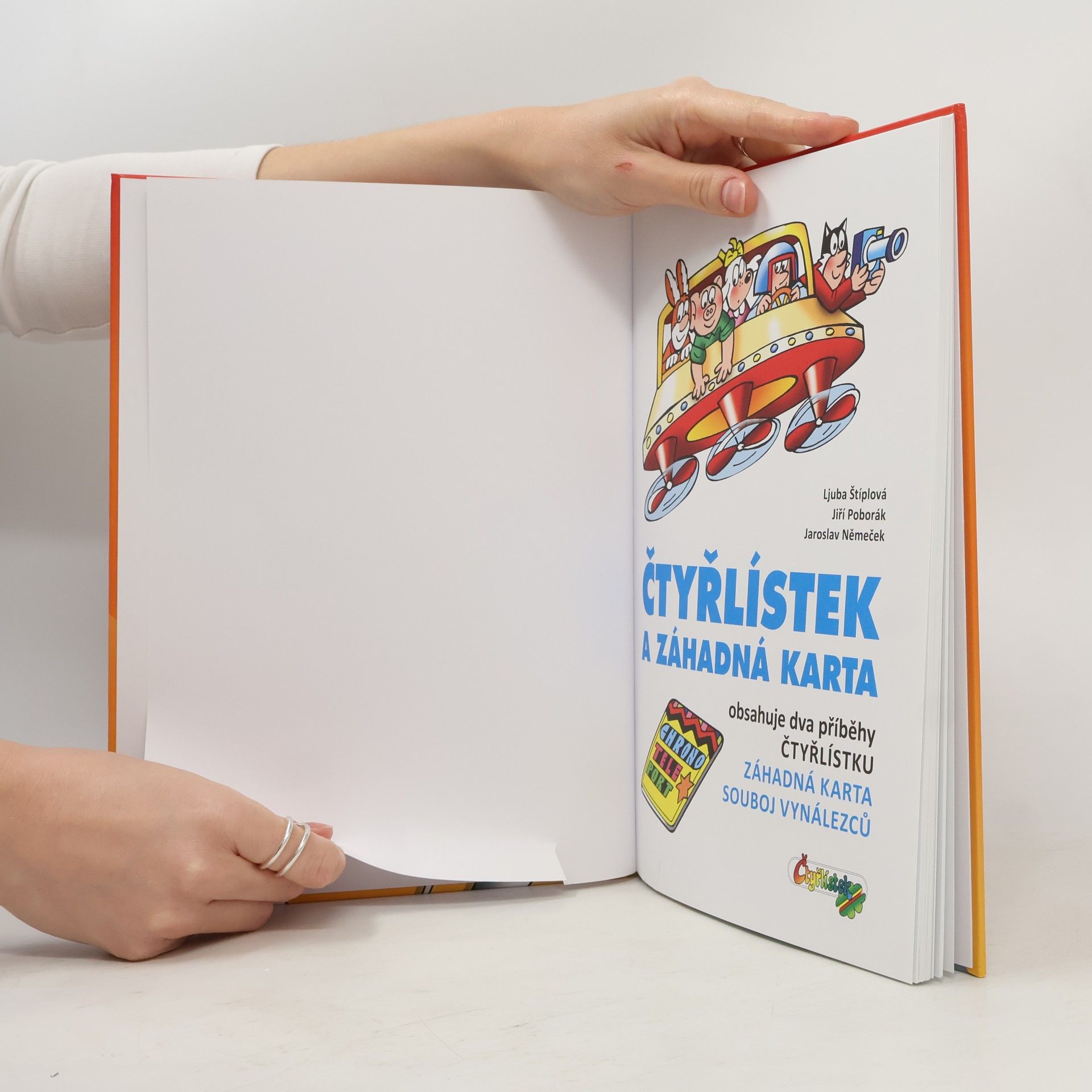 Ljuba Štíplová Čtyřlístek a záhadná karta