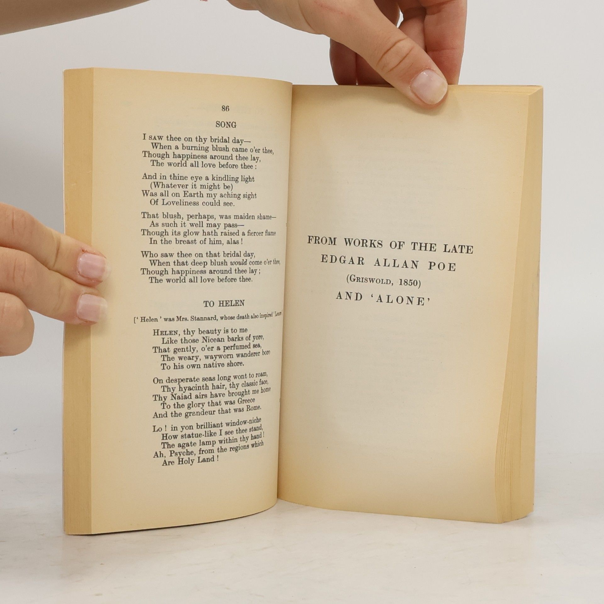 Edgar Allan Poe Spirits of the dead: Tales and poems