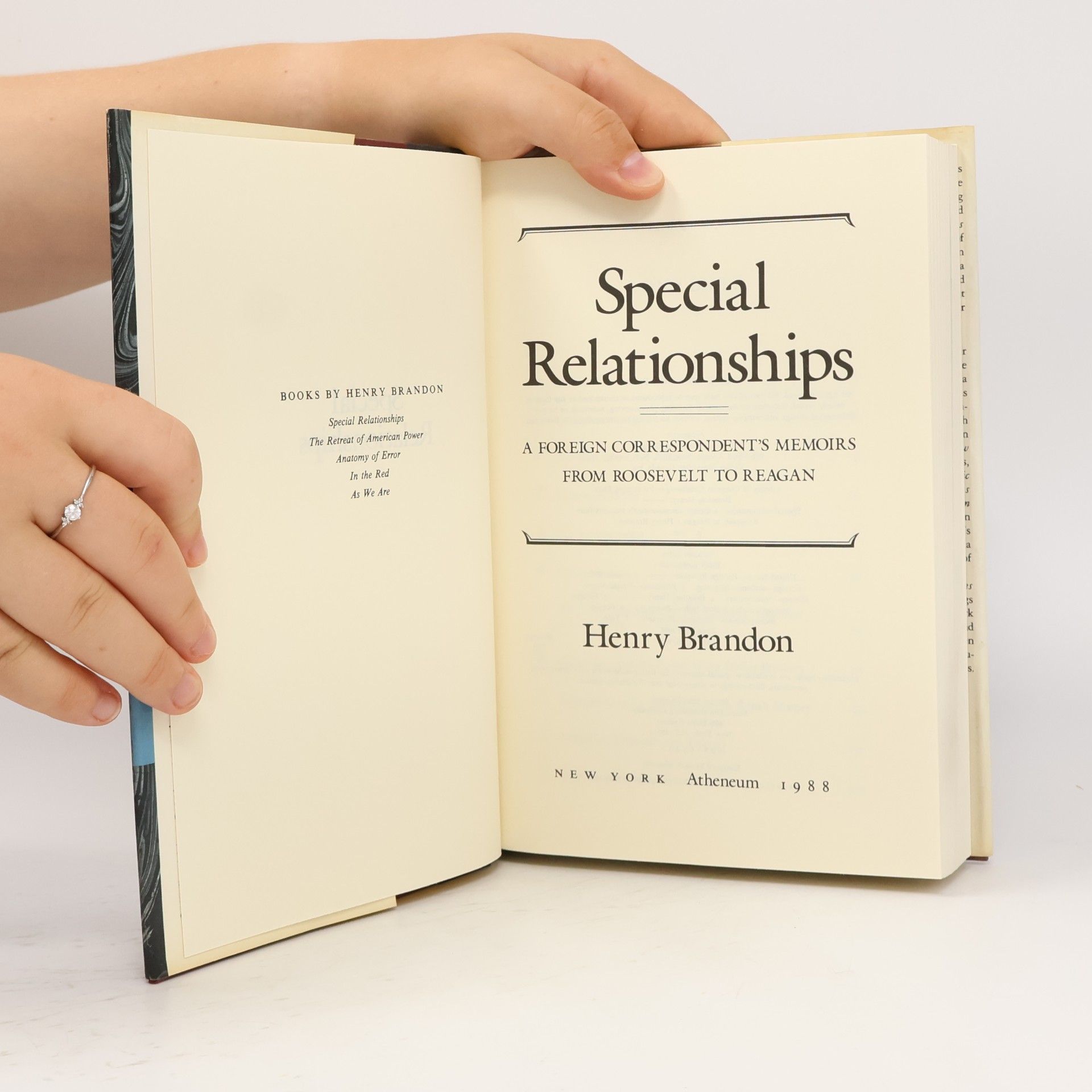 Henry Brandon Special Relationships
