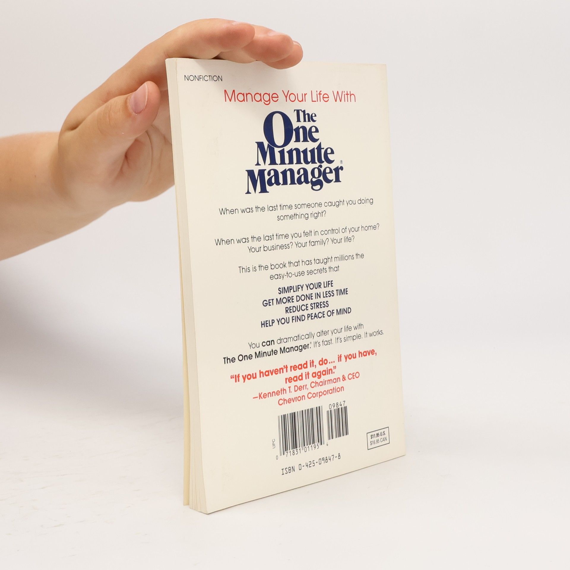 Kenneth Hartley Blanchard The One Minute Manager