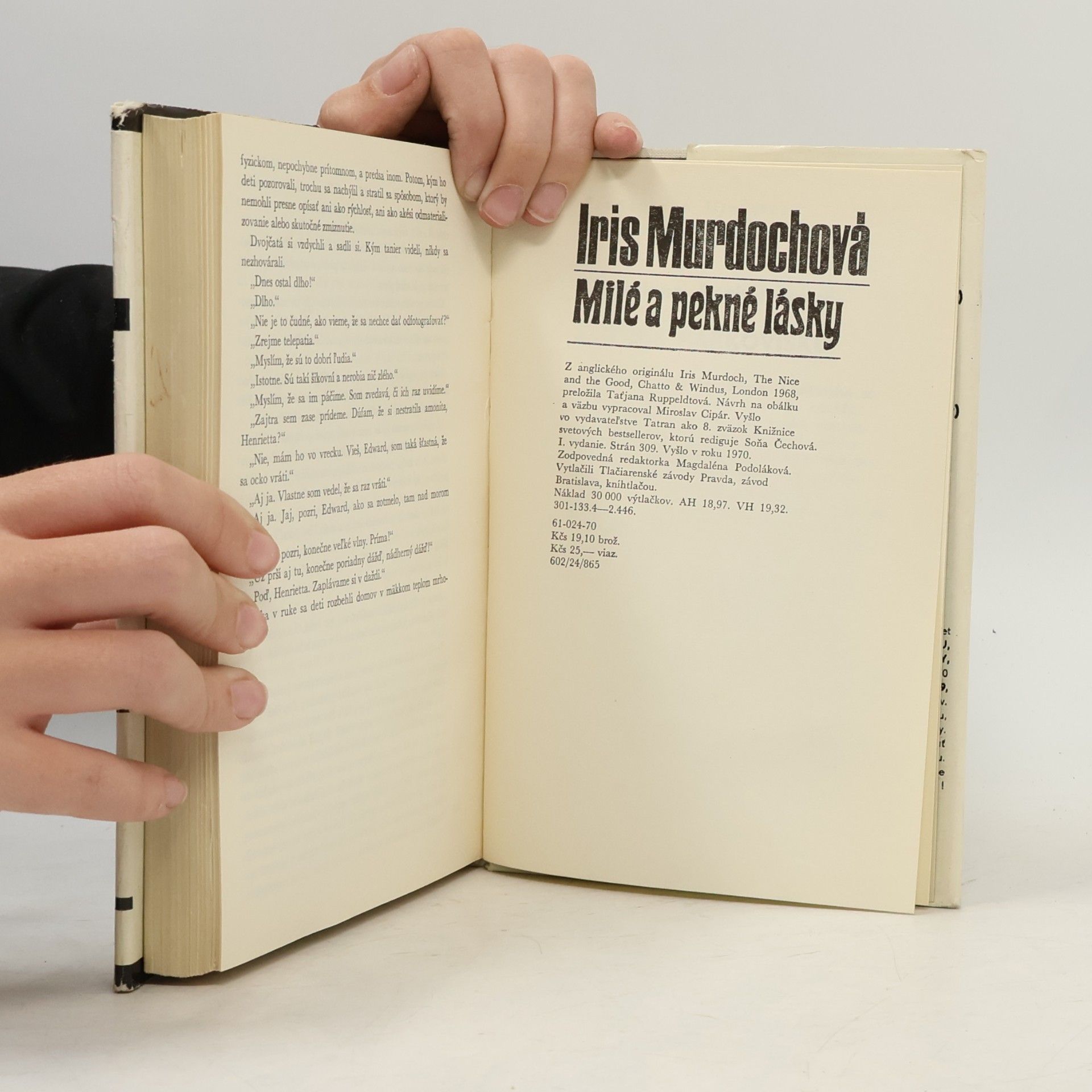 Iris Murdoch Milé a pekné lásky