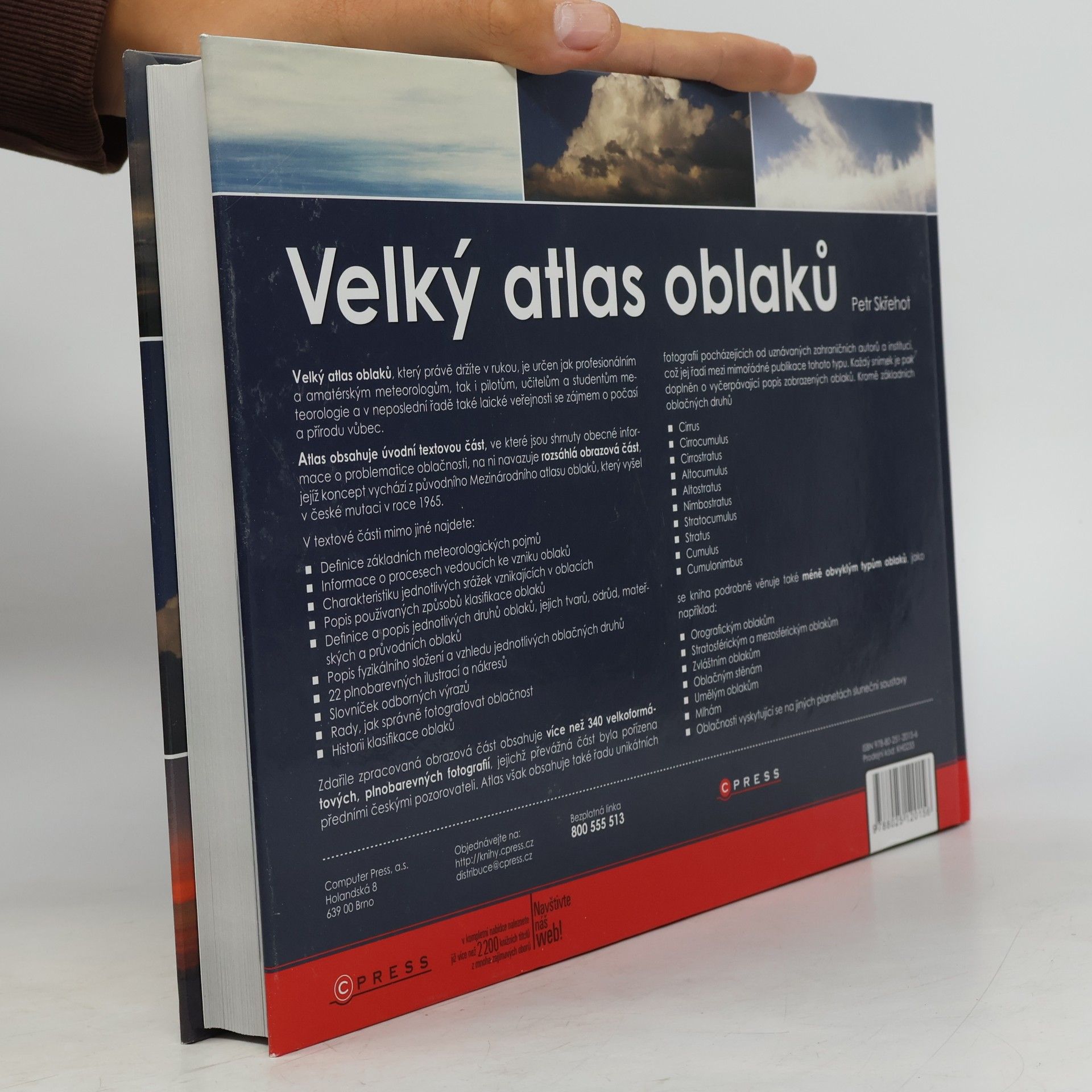 Petr Skřehot Velký atlas oblaků