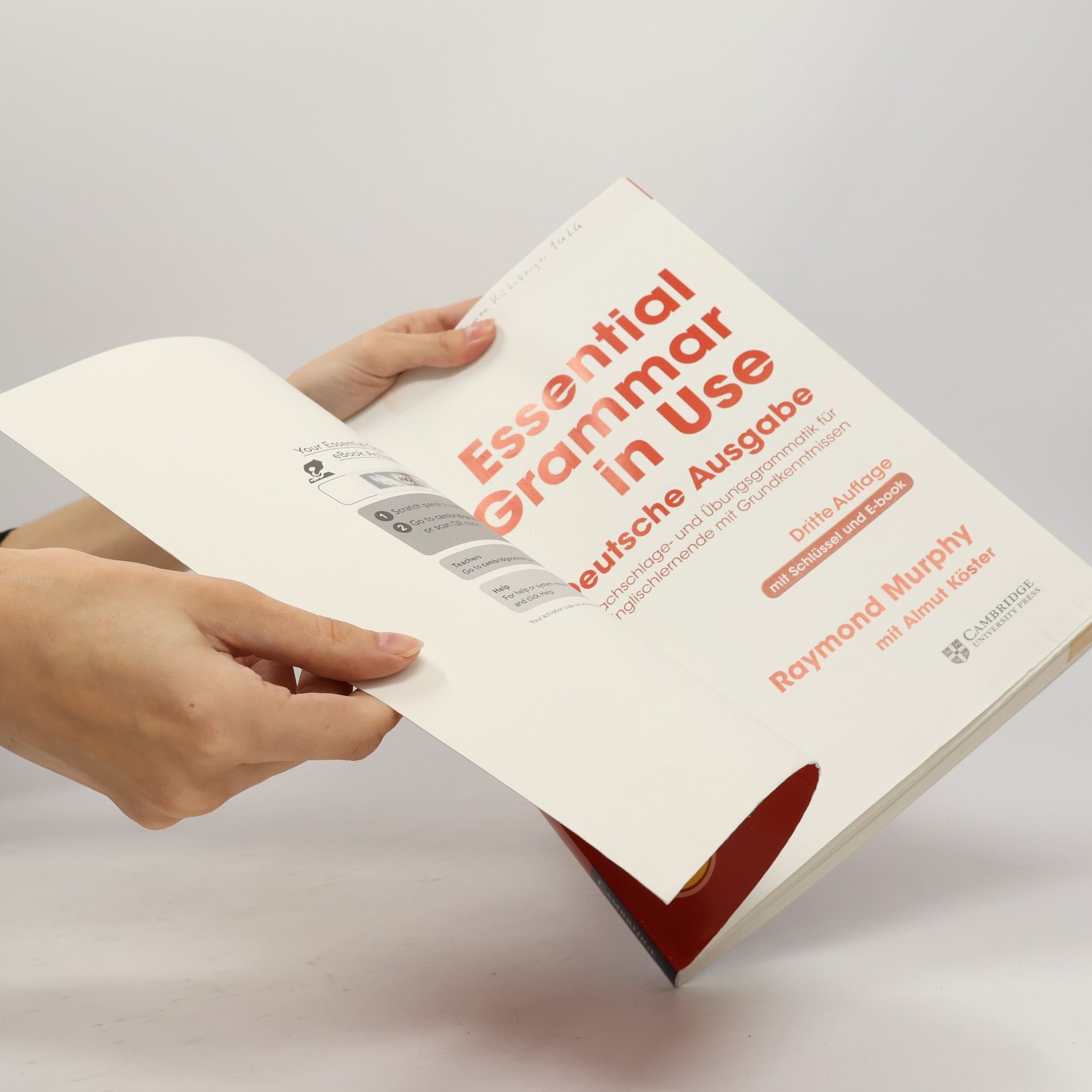 Raymond Murphy Essential Grammar in Use 3rd ed. Deutsche Ausgabe mit Schlüssel, Schülerbuch