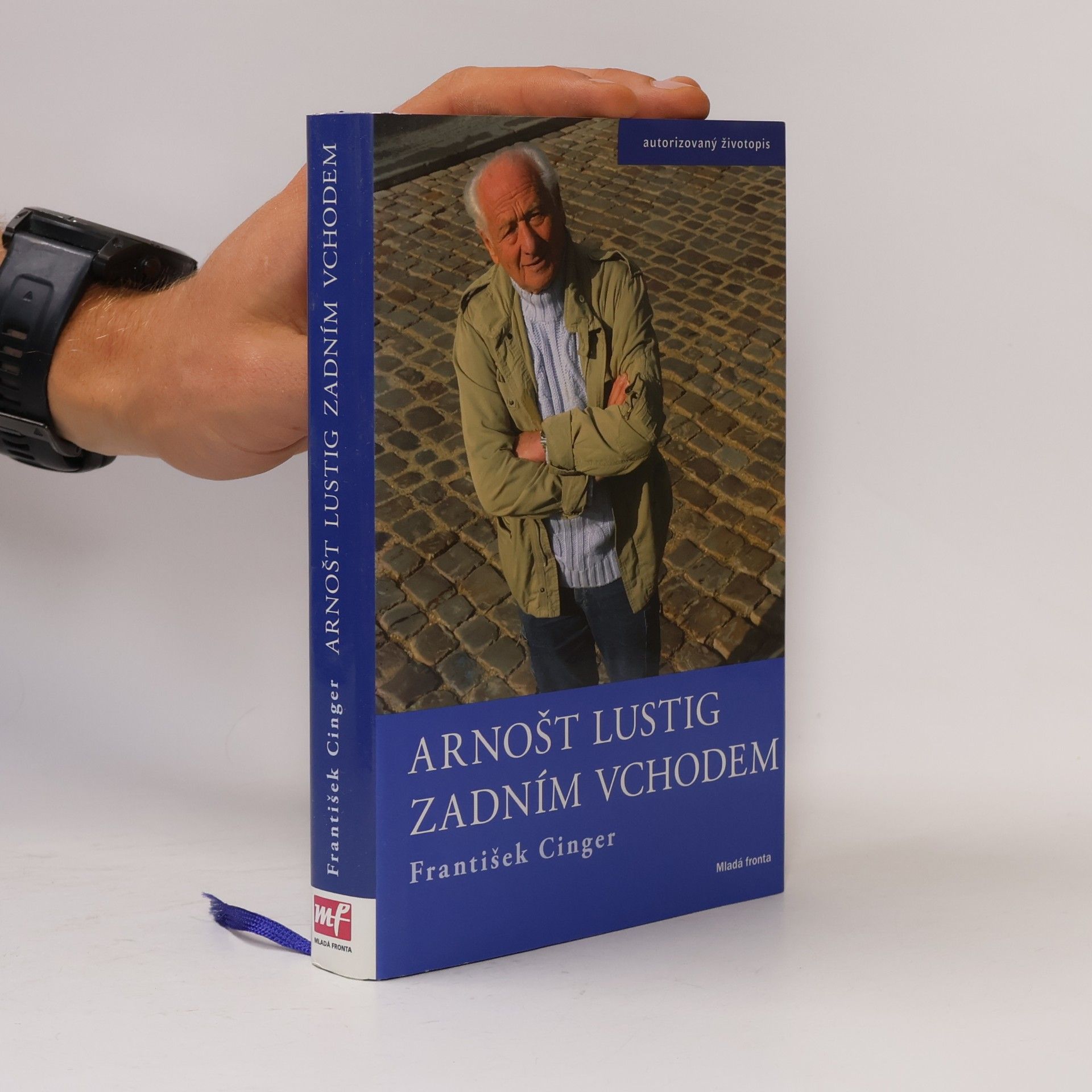 František Cinger Arnošt Lustig zadním vchodem