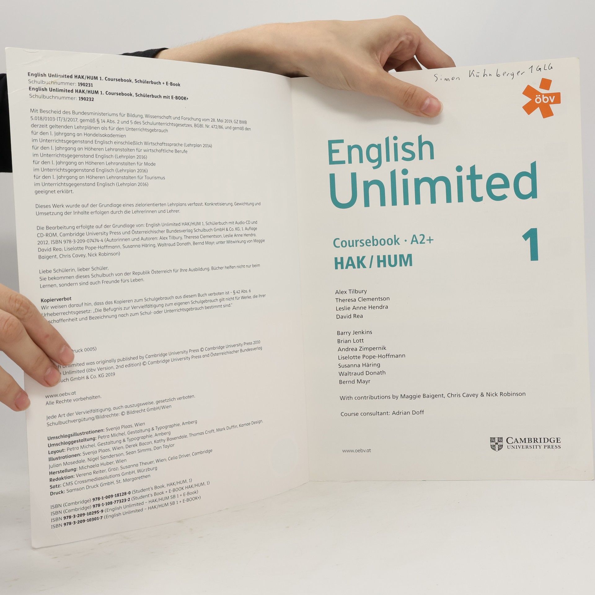 Alex Tilbury English Unlimited
