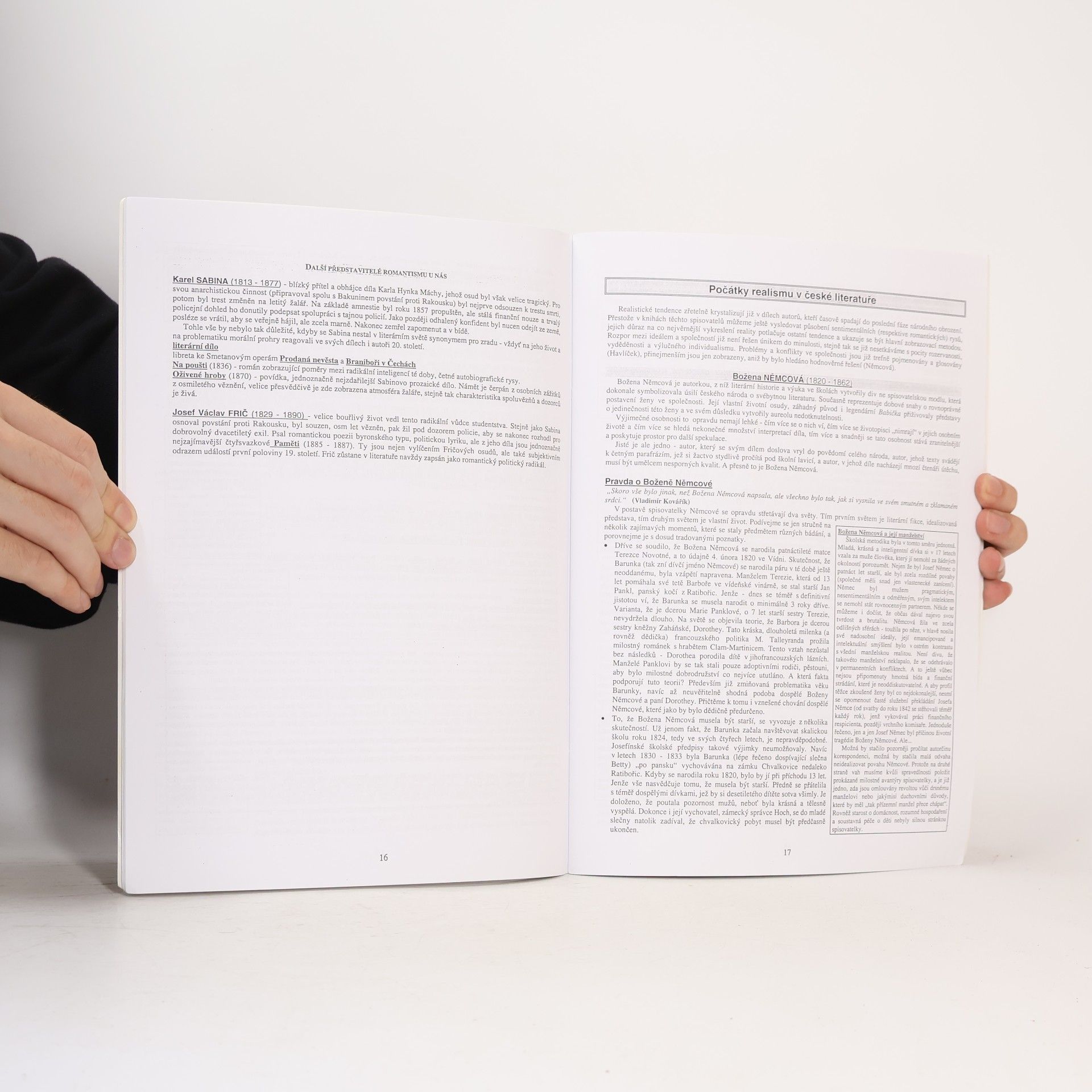 Vladimír Prokop Literatura 19. a počátku 20. století (od romantiků po buřiče)