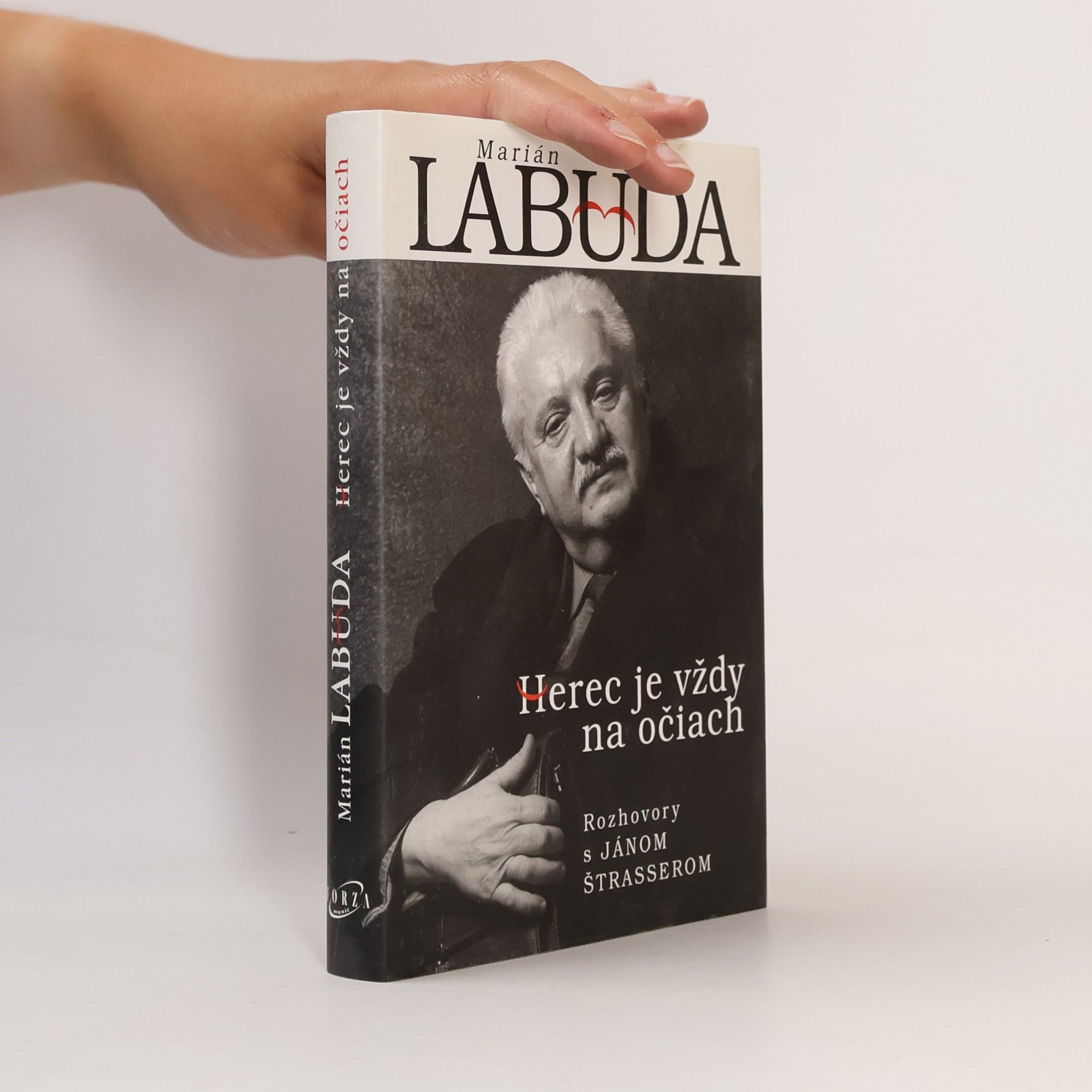 Herec je vždy na očiach : rozhovory s Jánom Štrasserom