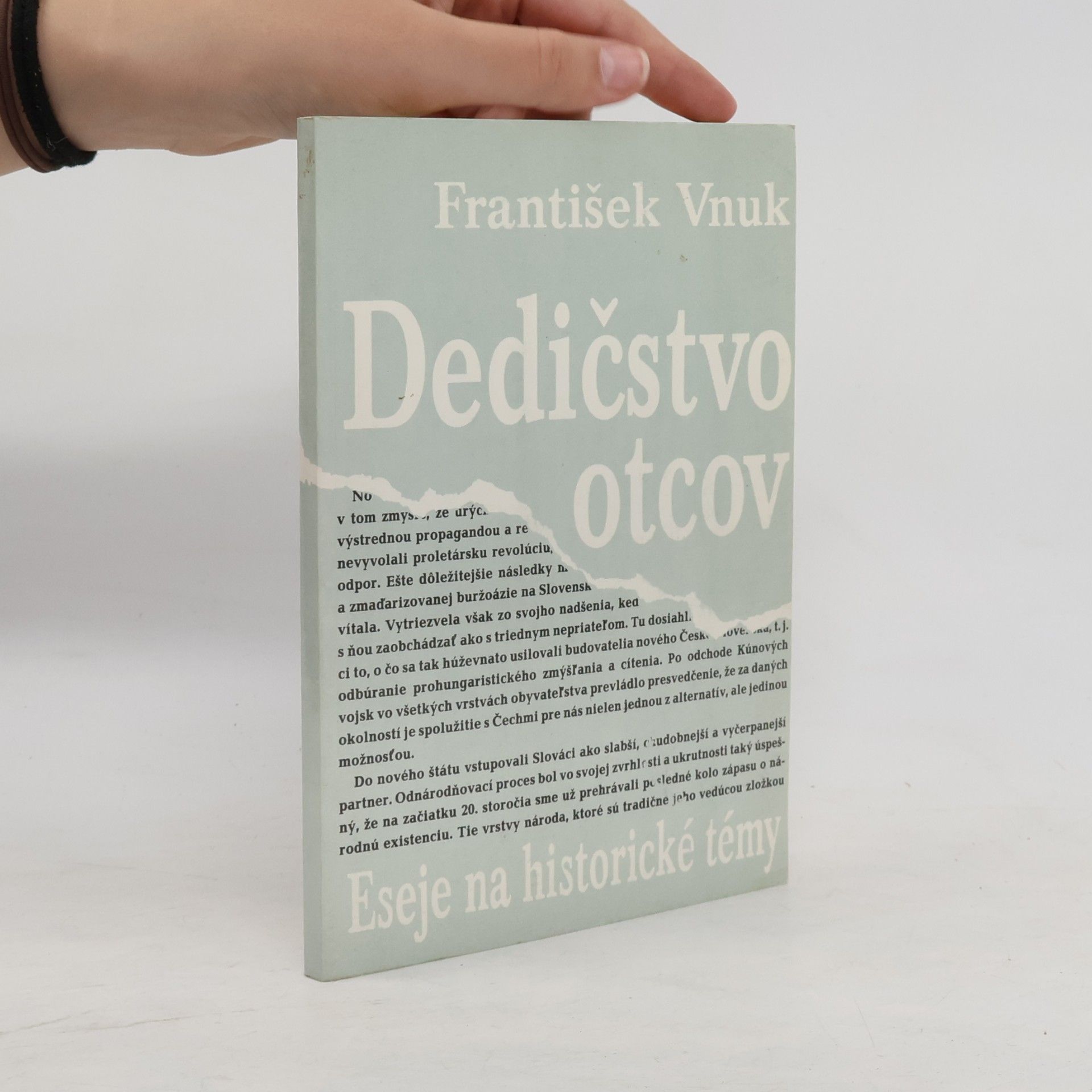 František Vnuk Dedičstvo otcov