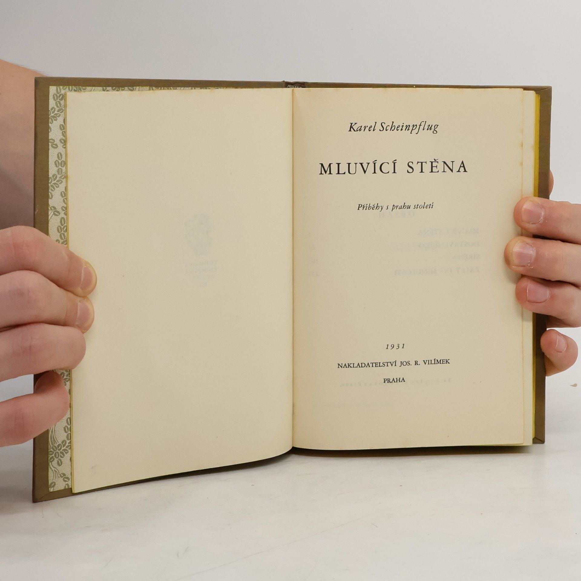 Karel Scheinpflug Mluvící stěna