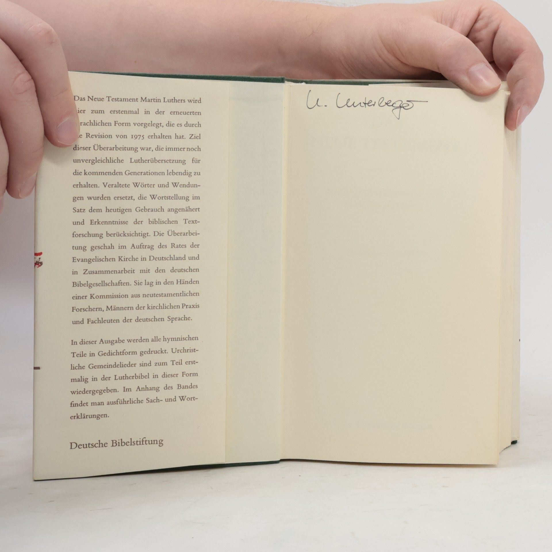Martin Luther Das Neue Testament 1975