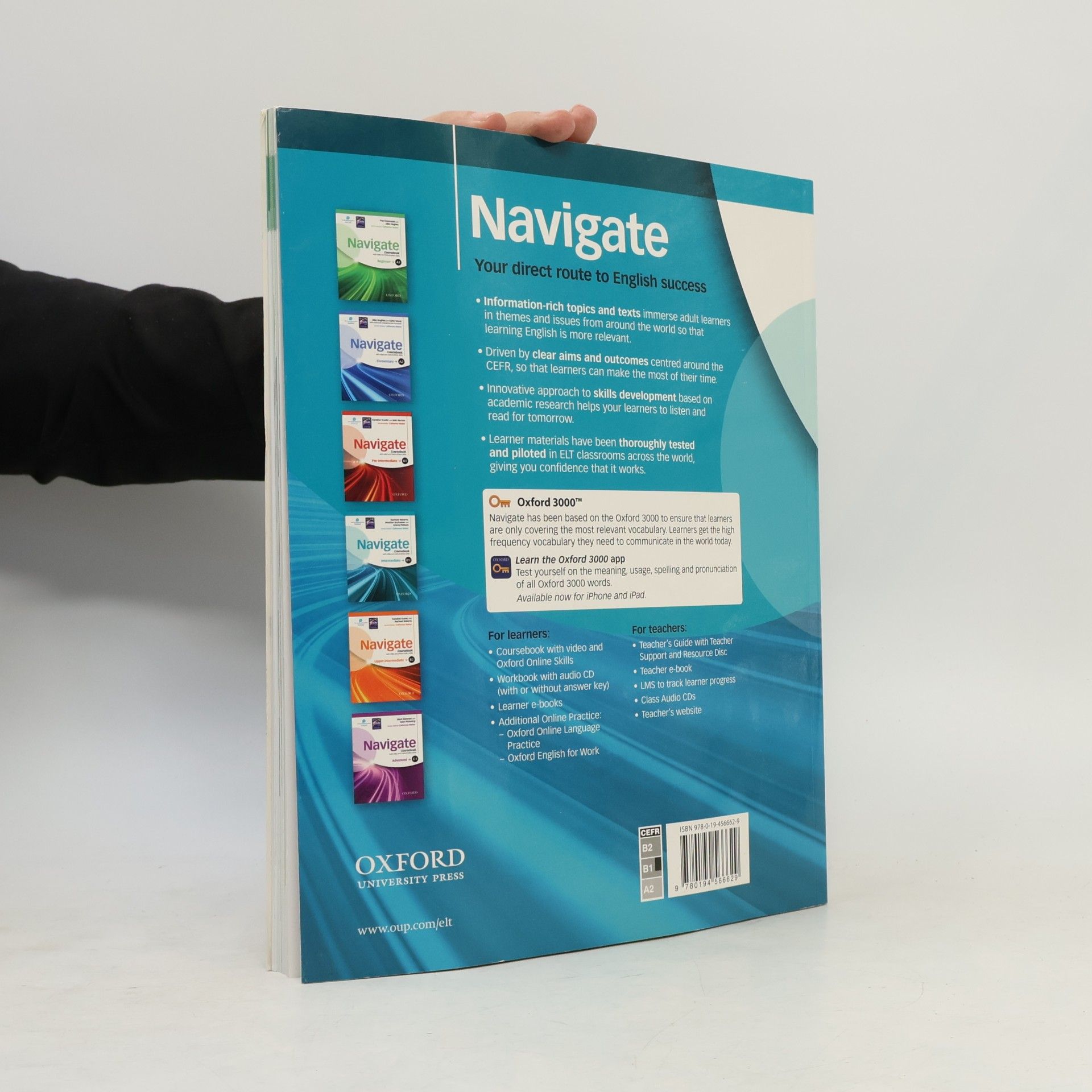 Autorenkollektiv Navigate B1+ : intermediate. Coursebook with video and Oxford Online Skills