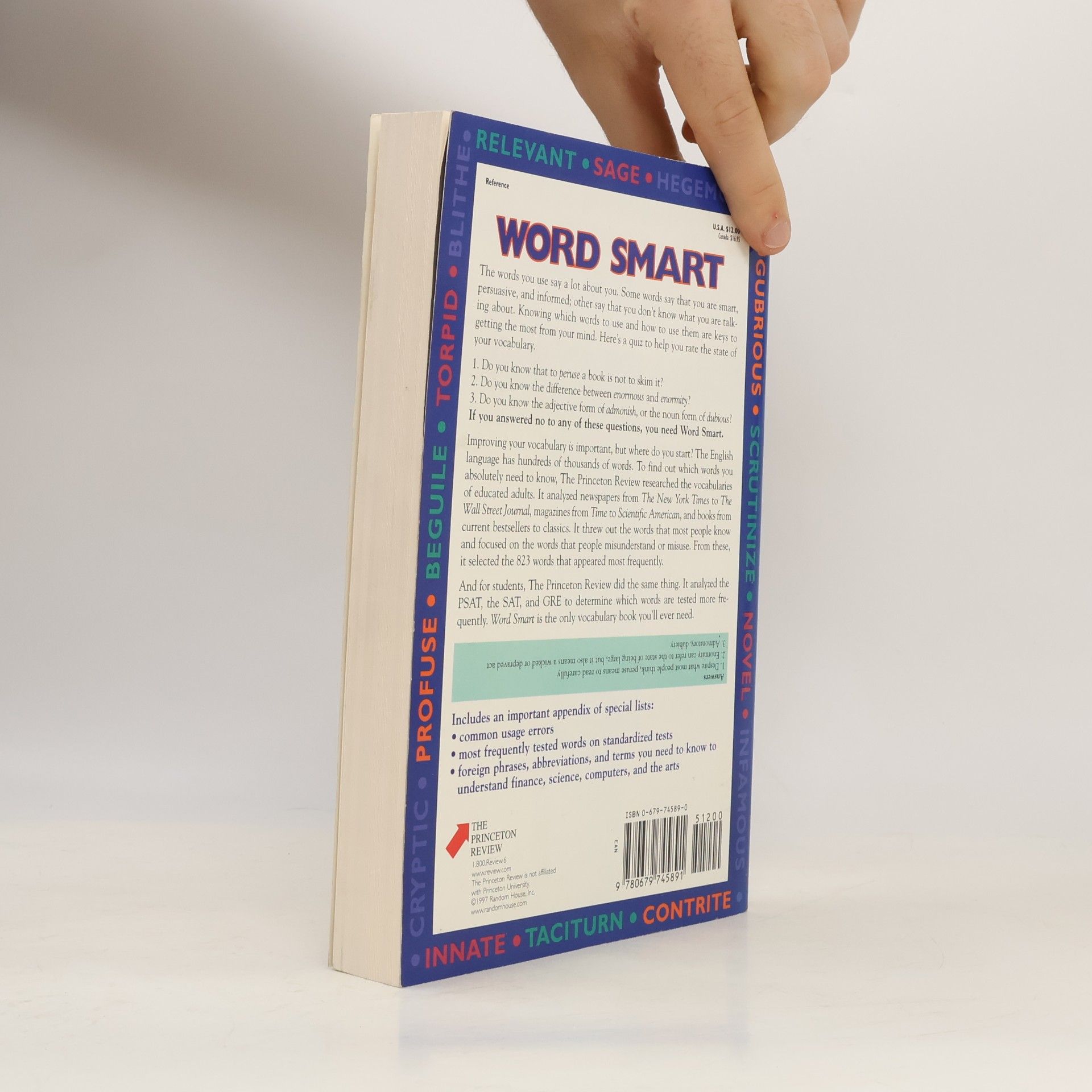 Adam Robinson The Princeton Review Word Smart