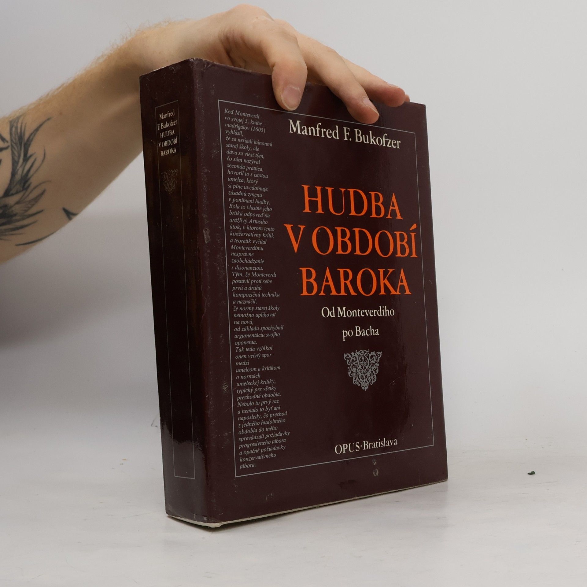 Manfred Fritz Bukofzer Hudba v období baroka. Od Monteverdiho po Bacha