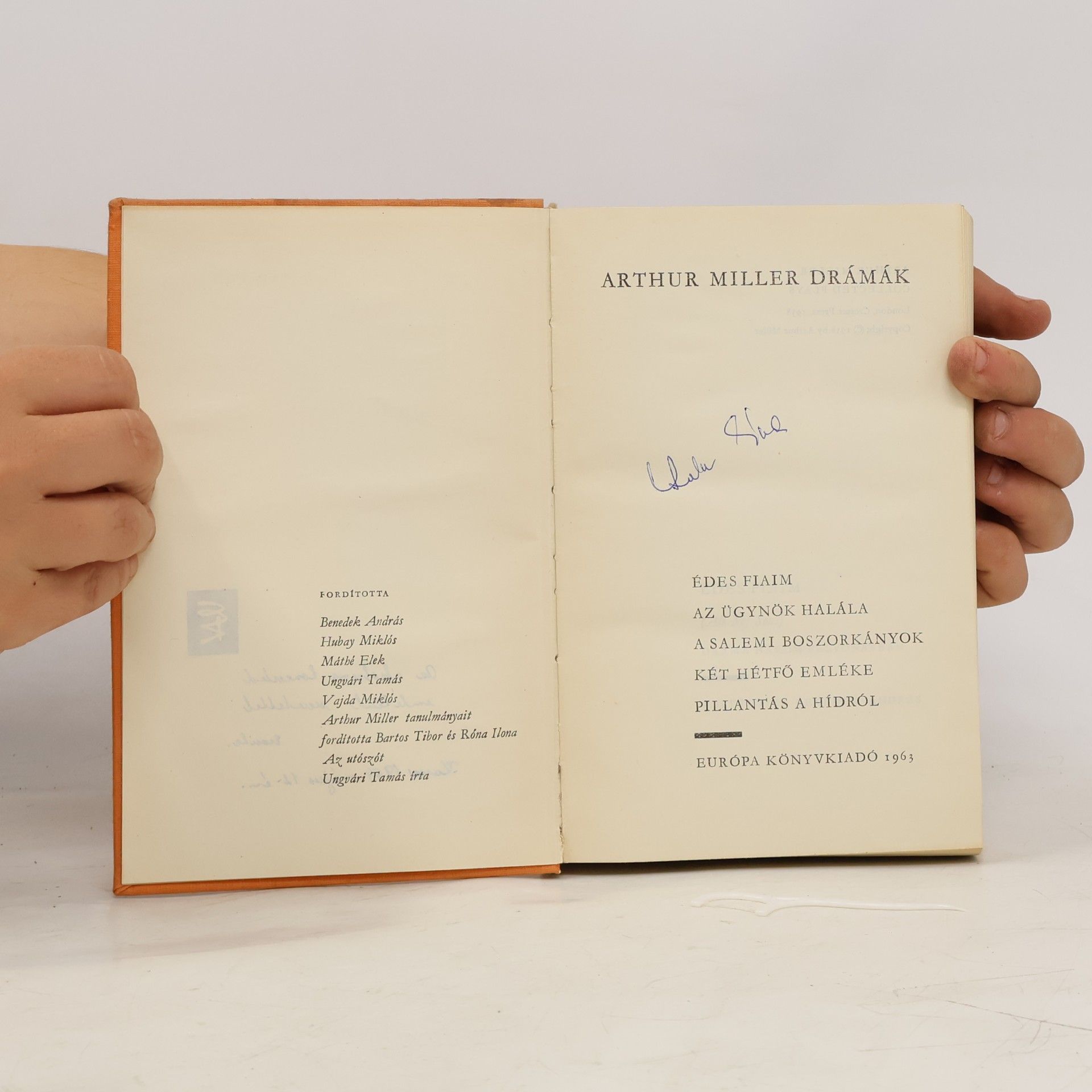 Arthur Miller Drámák