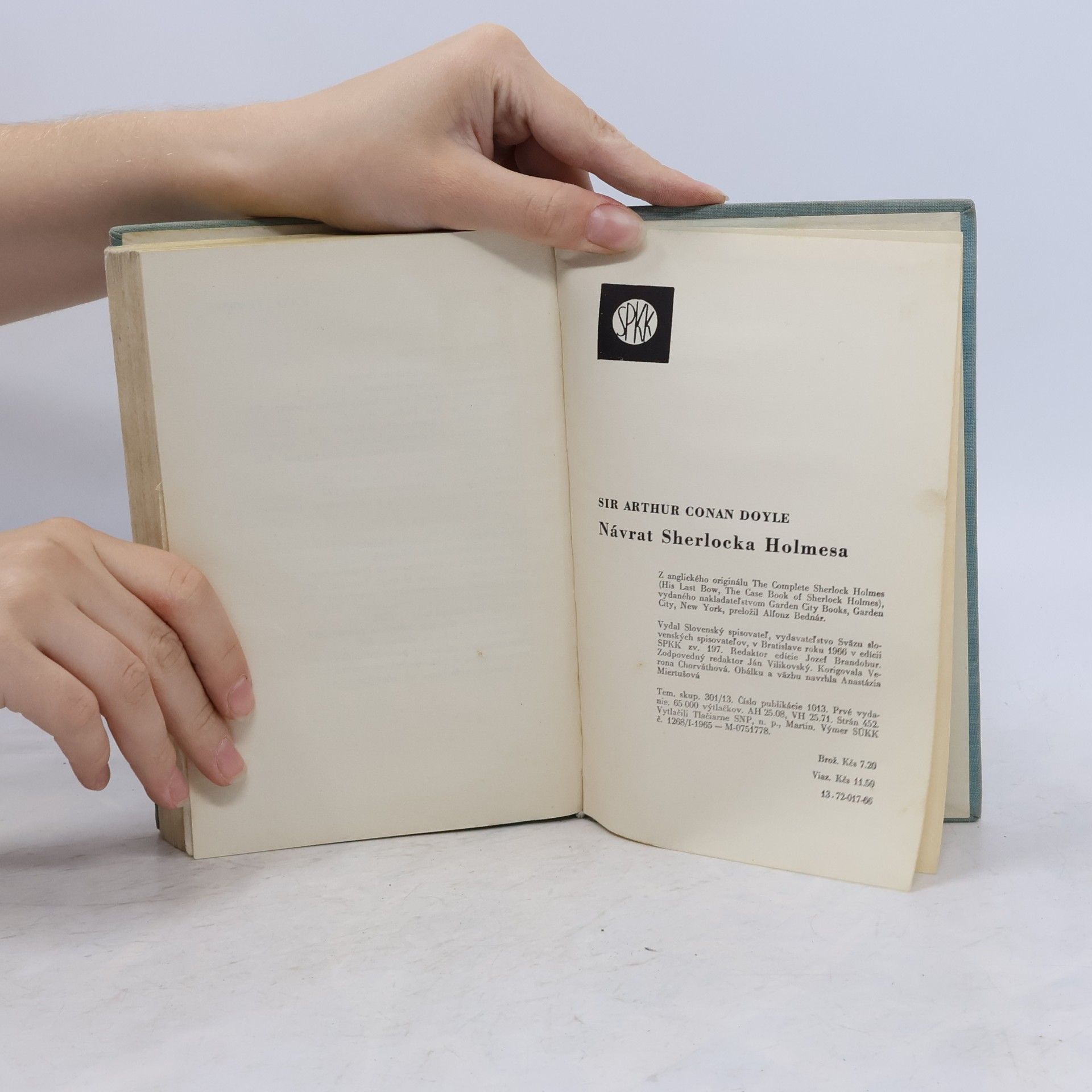 Arthur Conan Doyle Návrat Sherlocka Holmese
