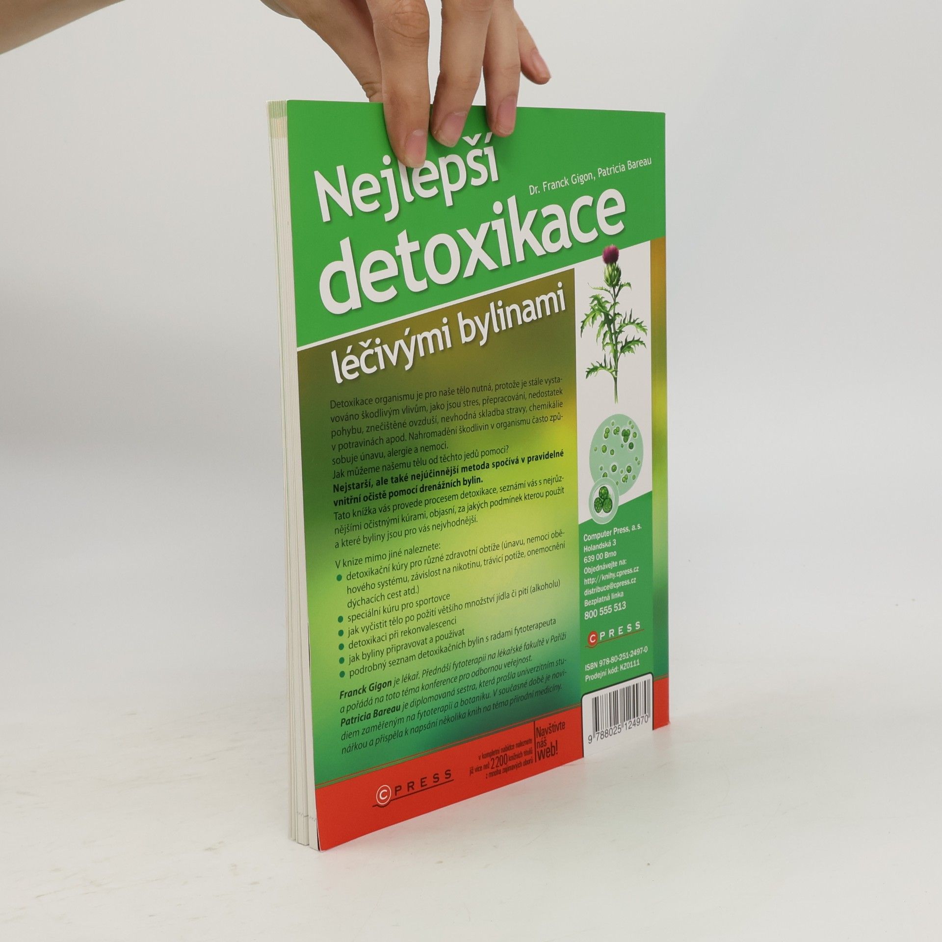 Franck Gigon Nejlepší detoxikace léčivými bylinami