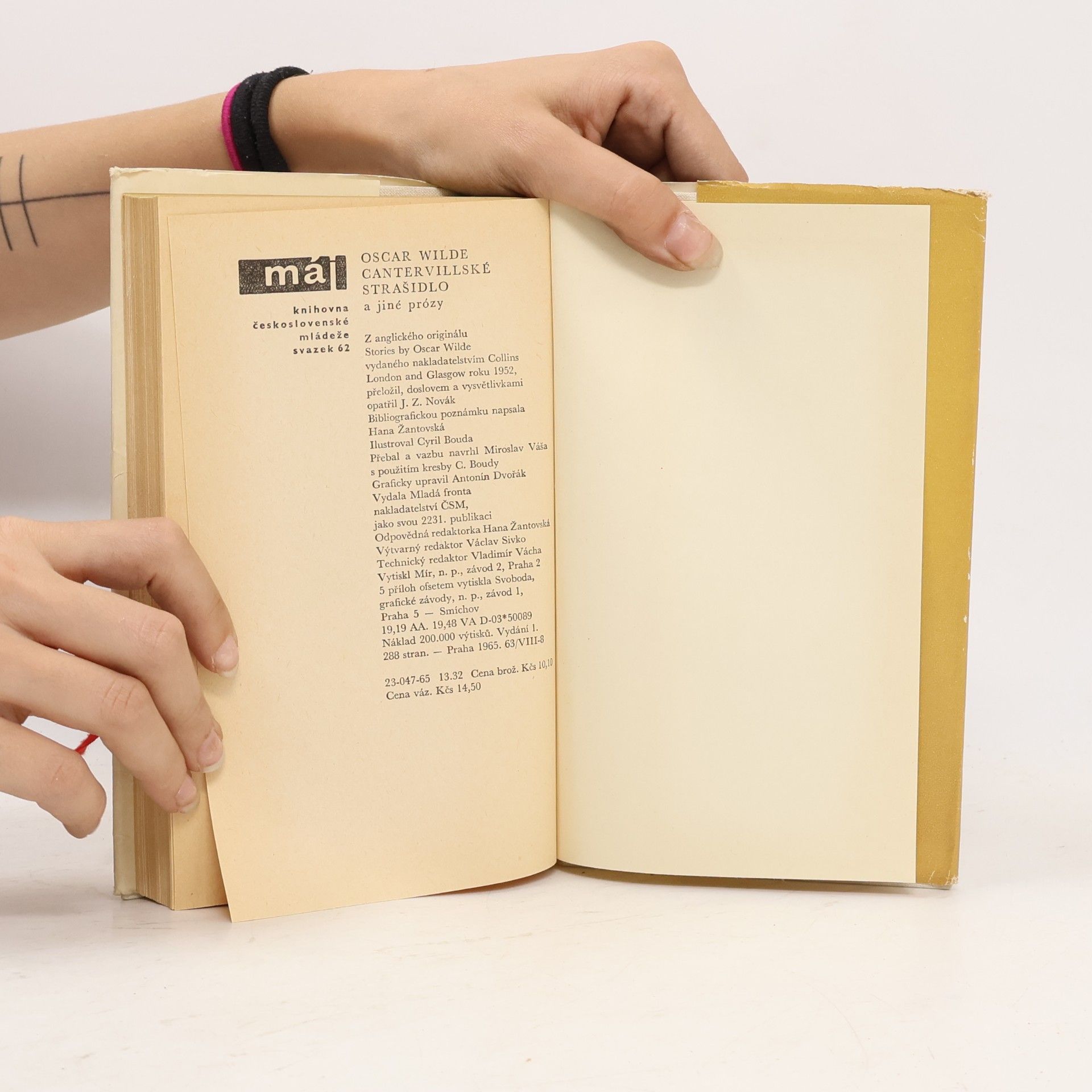 Oscar Wilde Cantervillské strašidlo a jiné prózy
