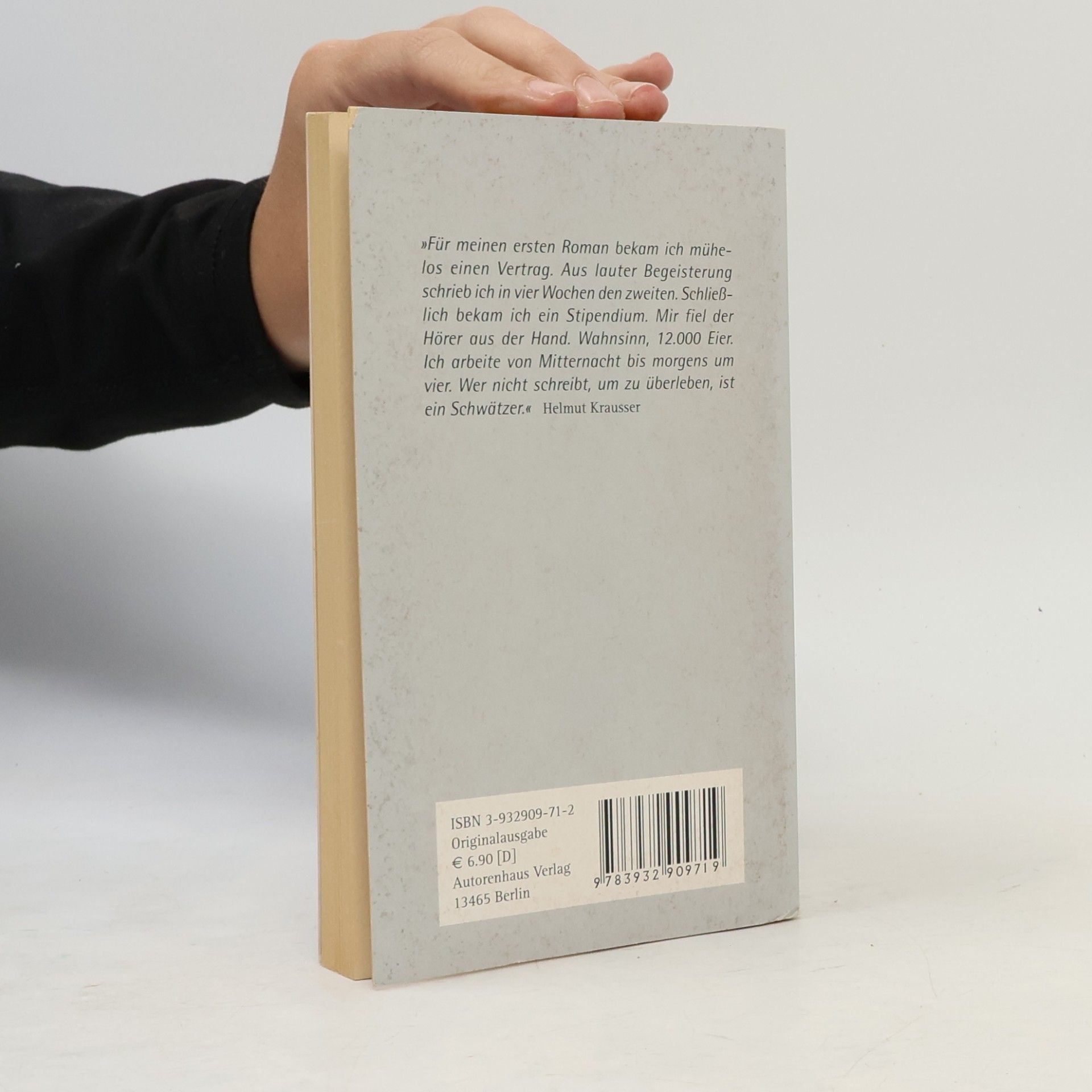 Manfred Plinke Vom Schreiben leben: Schriftsteller