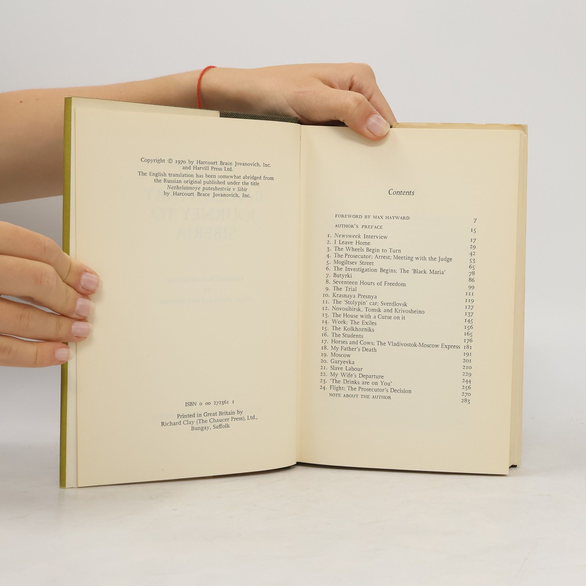 Andrej Amalʹrik Involuntary Journey To Siberia