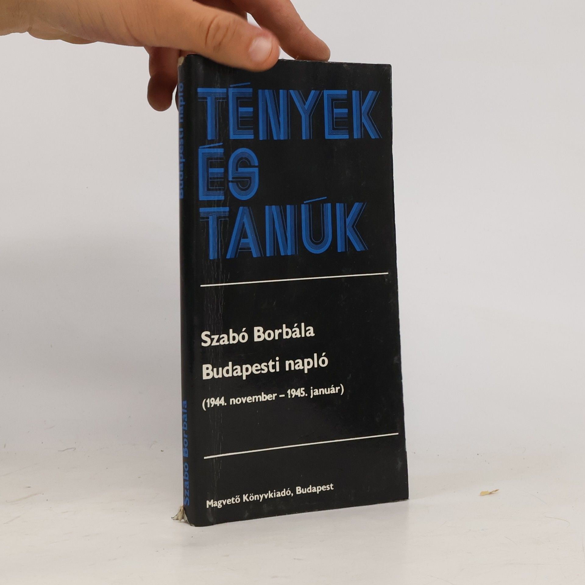 Borbála Szabó Tények és Tanúk: Budapesti napló