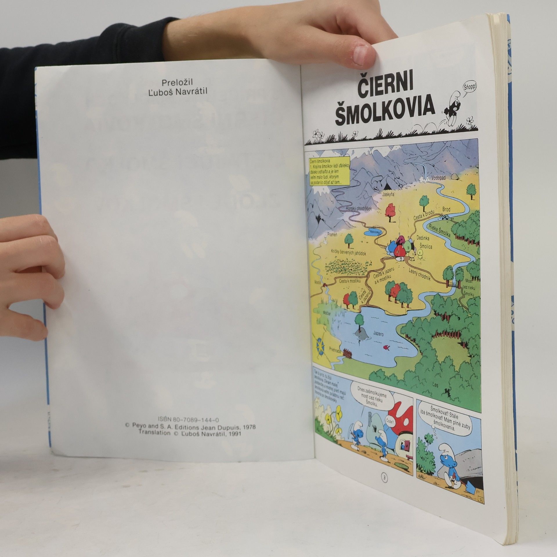 Yvan Delporte Čierni šmolkovia