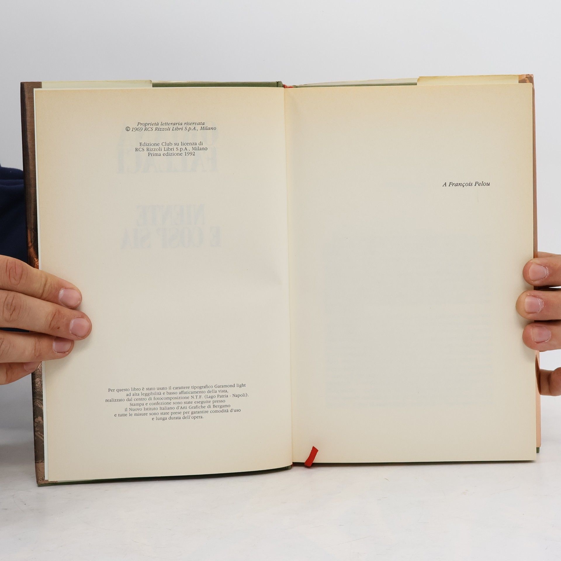Oriana Fallaci Niente e così sia