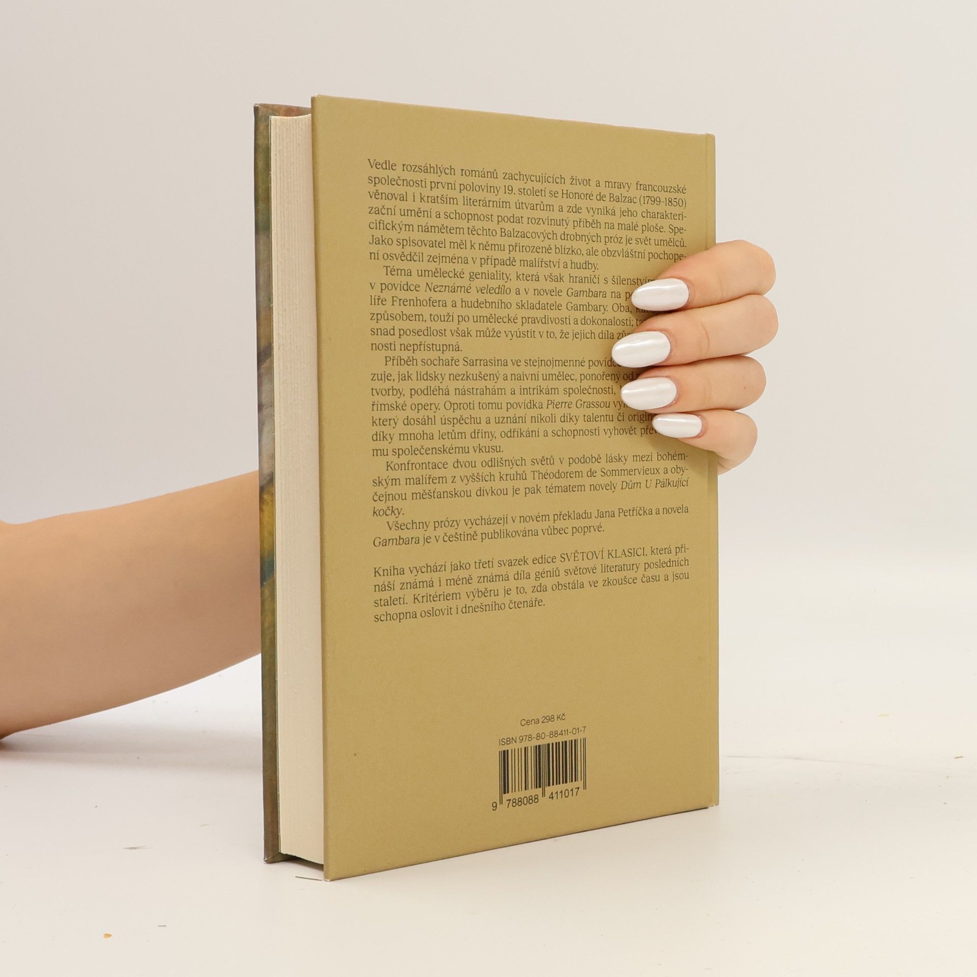 Honoré de Balzac Neznámé veledílo a jiné prózy