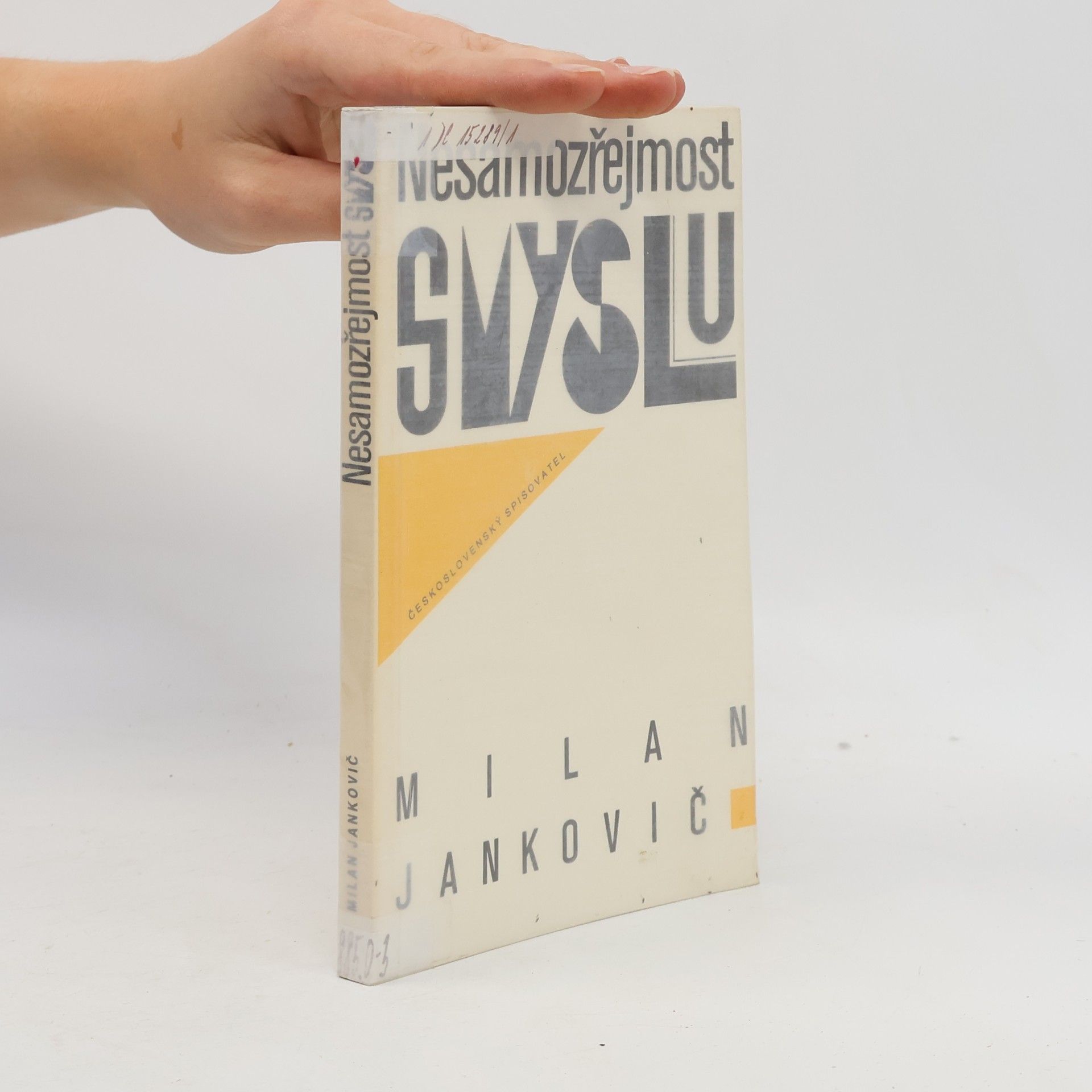 Milan Jankovič Nesamozřejmost smyslu