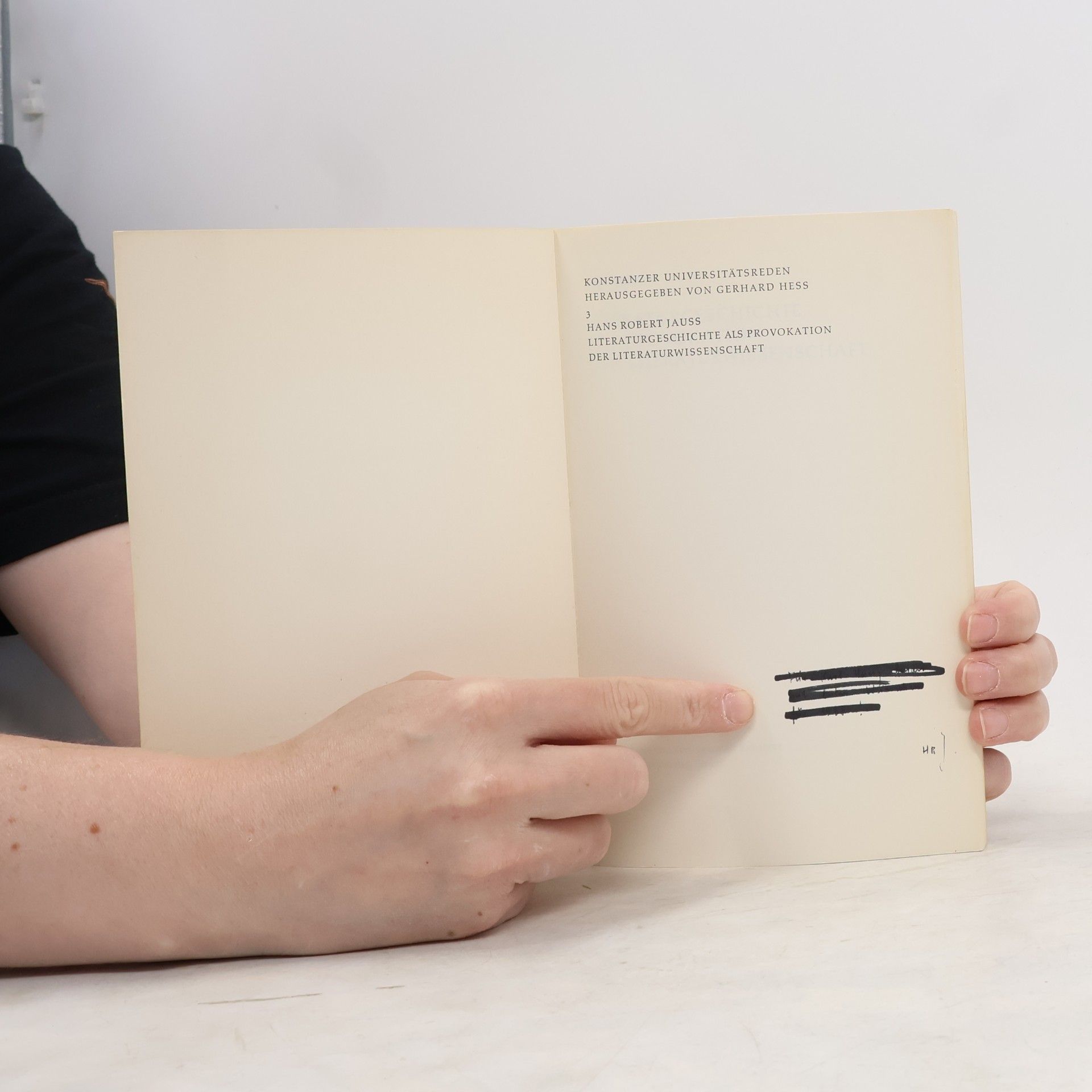 Hans Robert Jauss Literaturgeschichte als Provokation der Literaturwissenschaft