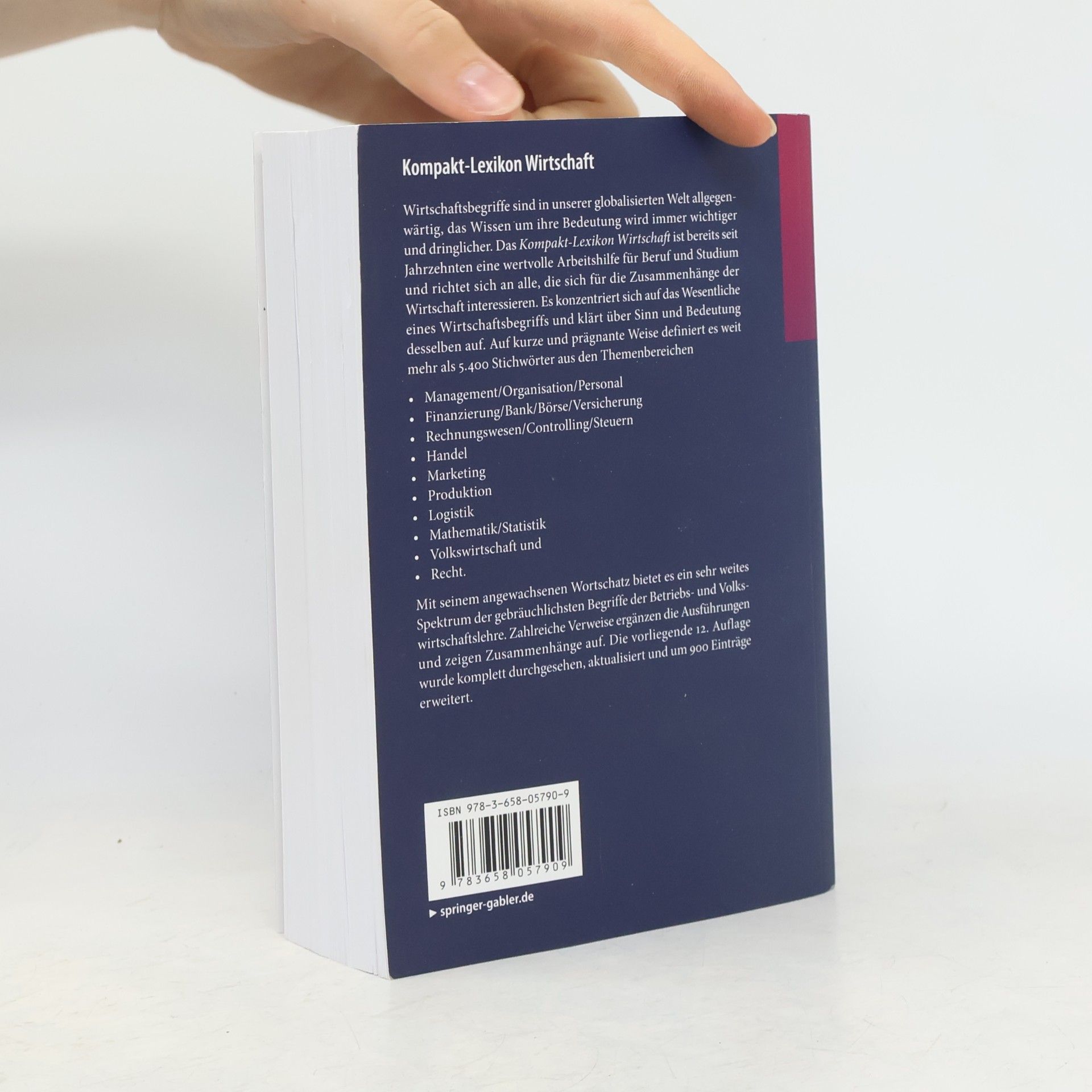 Springer Fachmedien Wiesbaden Kompakt-Lexikon Wirtschaft