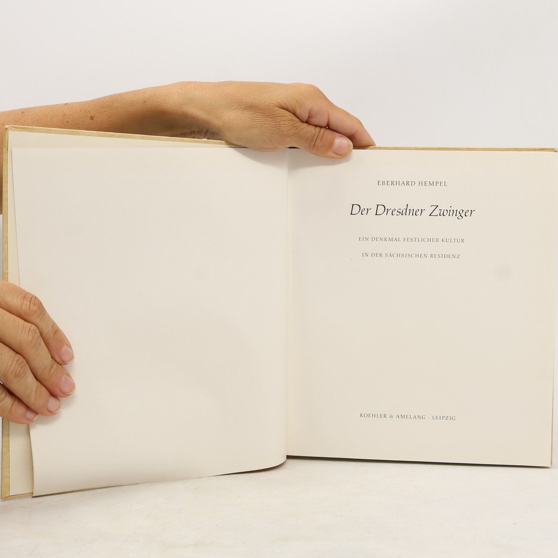 Ernst-Eberhard Hempel Der Dresdner Zwinger