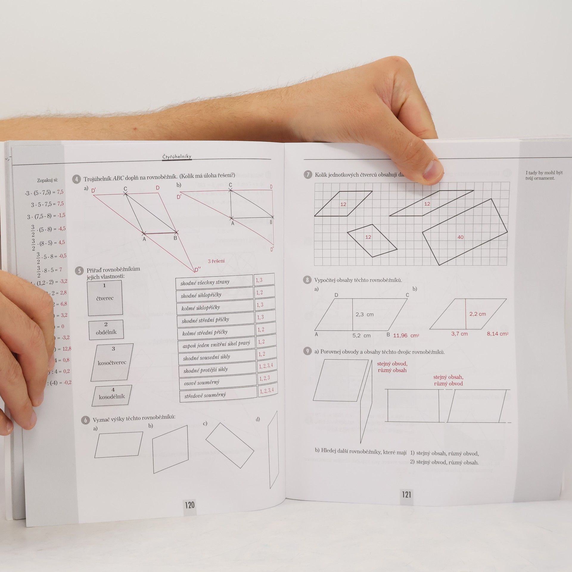 Slouka Jan Matematika 7 – pracovní sešit 1 s komentářem pro učitele