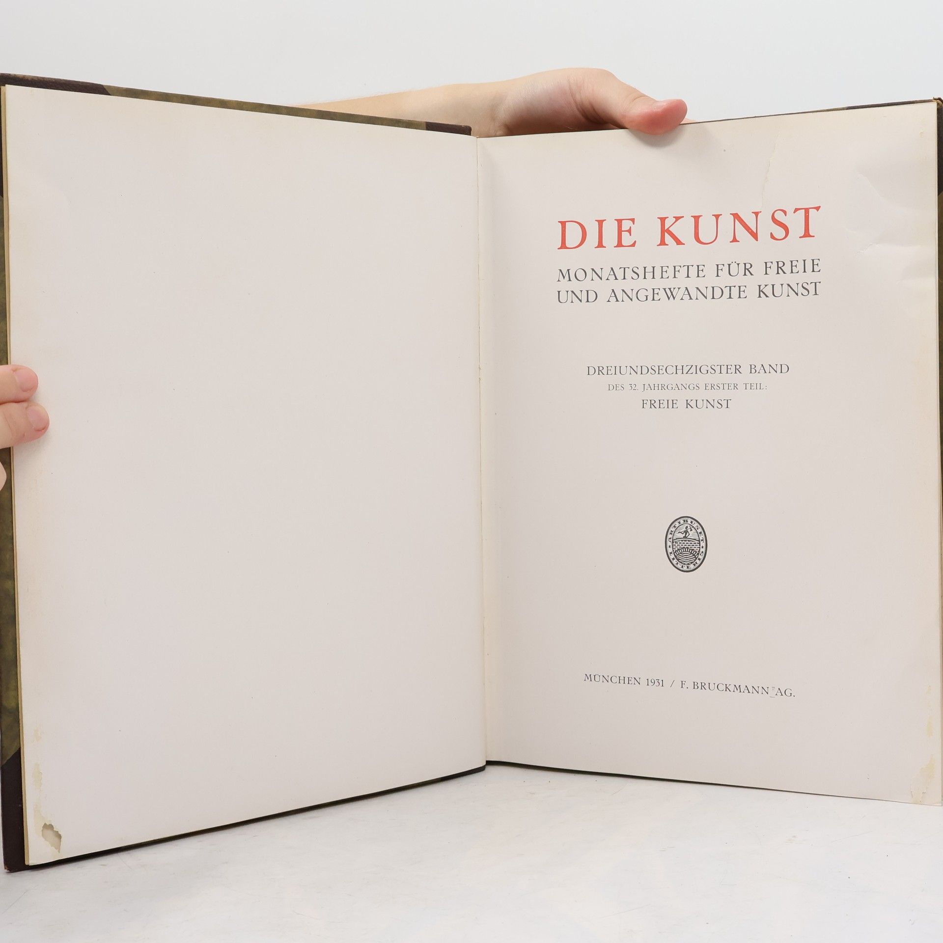 Autorenkollektiv Die Kunst: Monatshefte für freie und angewandte Kunst 63