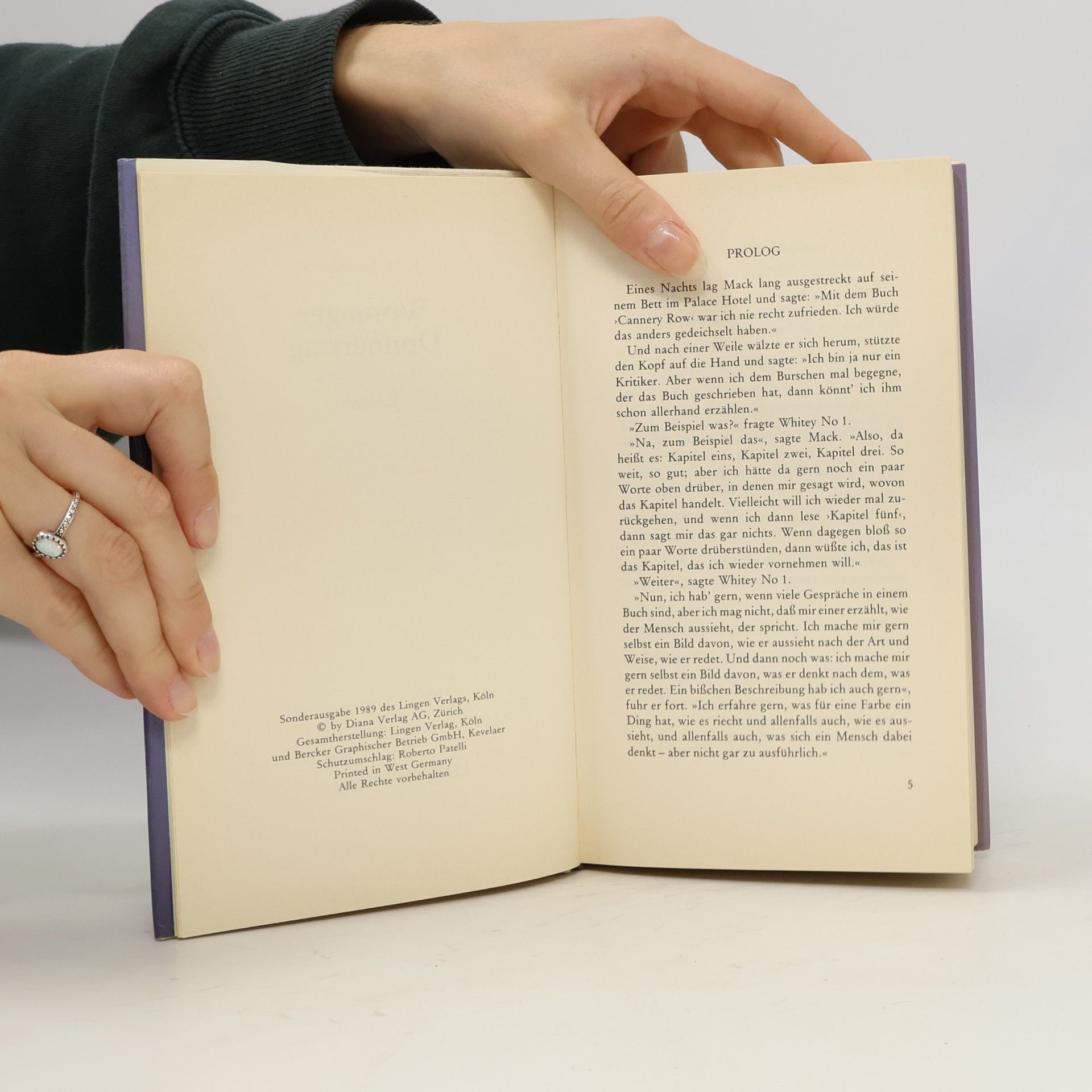 John Steinbeck Wonniger Donnerstag