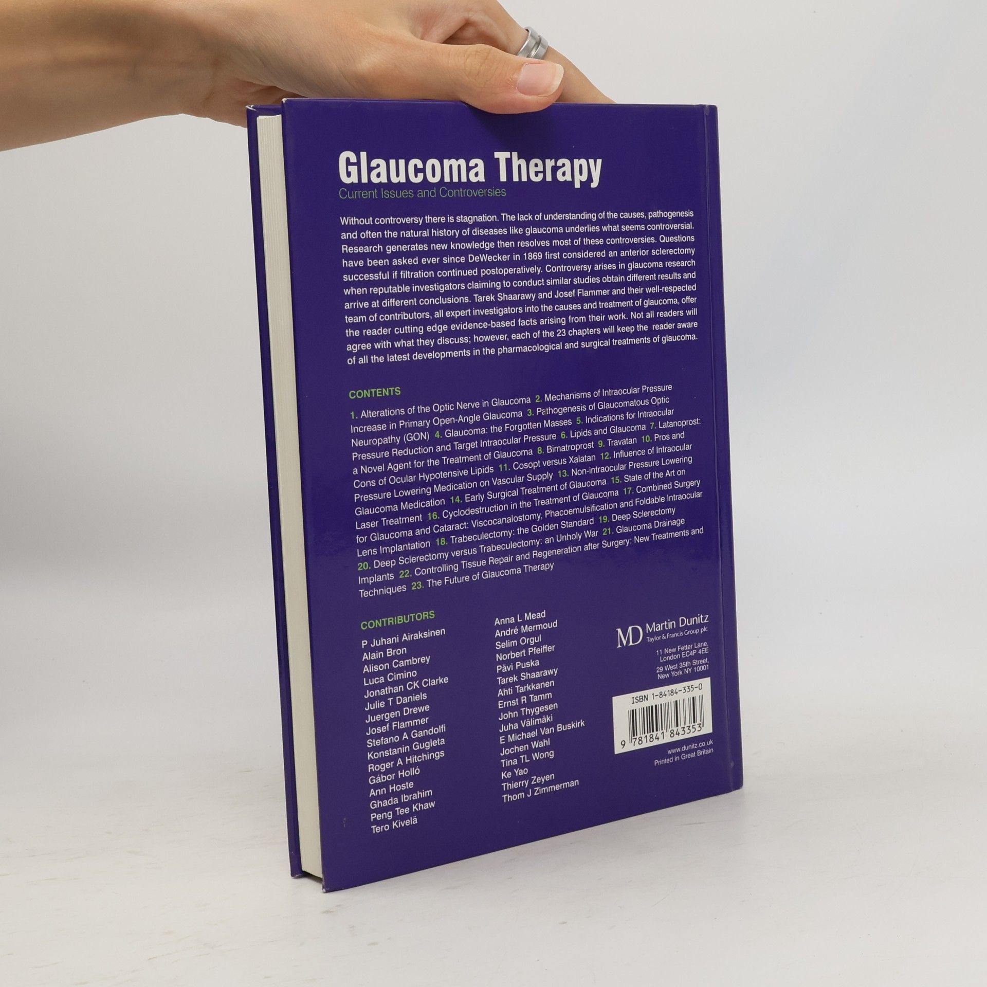 Tarek M. Shaarawy Glaucoma Therapy
