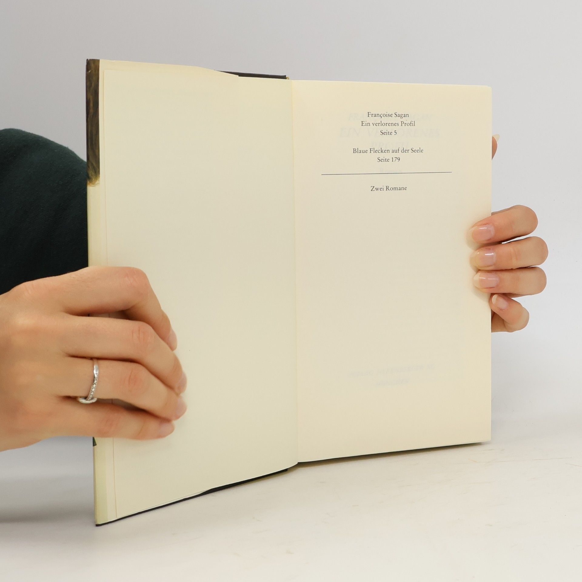 Françoise Sagan Ein verlorenes Profil. Blaue Flecken aus der Seele