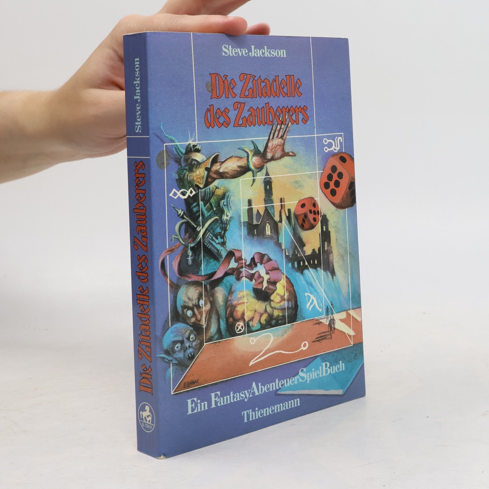 Steve Jackson Die Zitadelle des Zauberers. Ein Fantasy Abenteuer Spiel Buch.