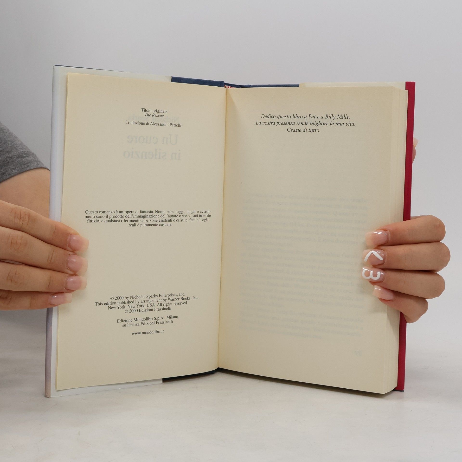 Nicholas Sparks Un Cuore in Silenzio