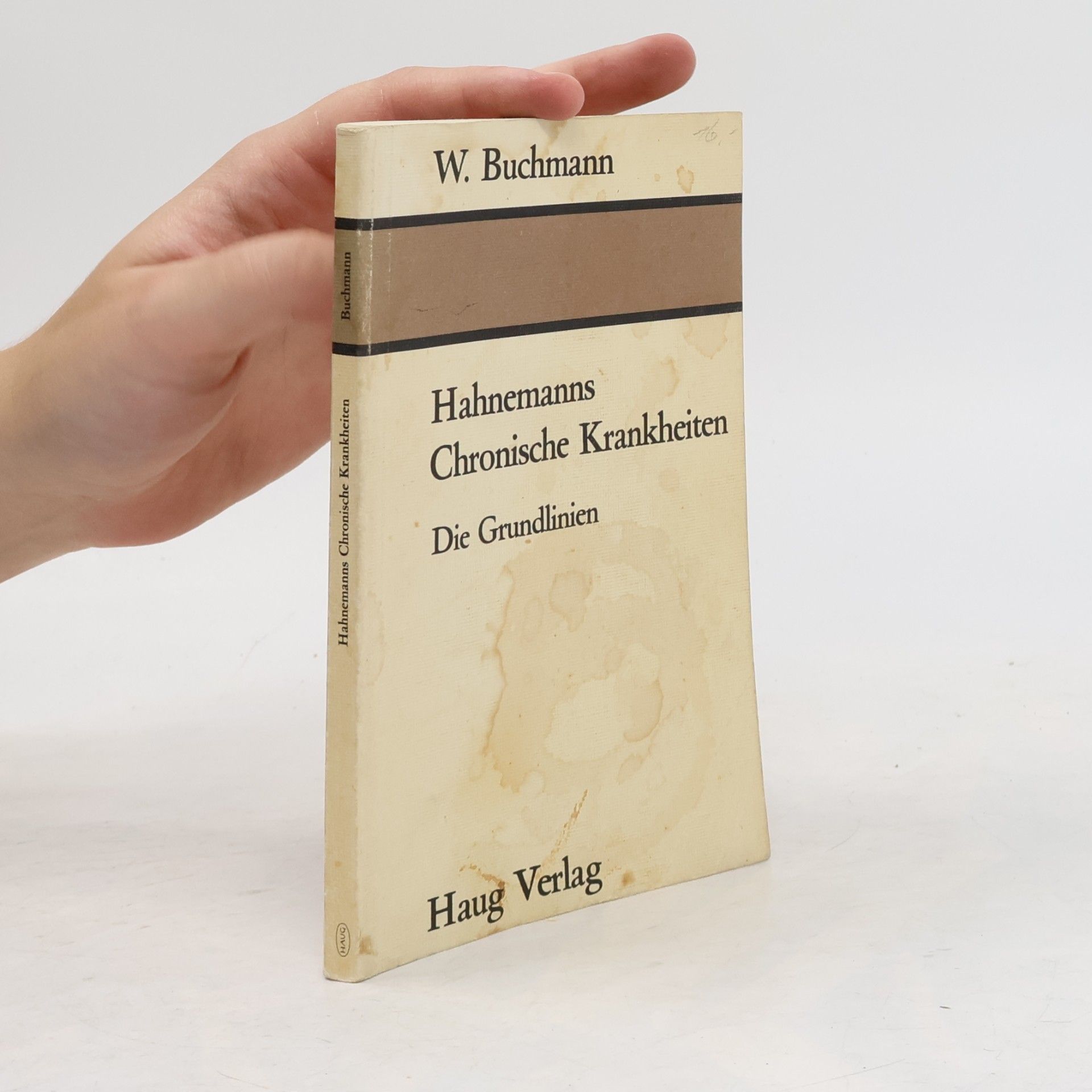 Werner Buchmann Hahnemanns Chronische Krankheiten