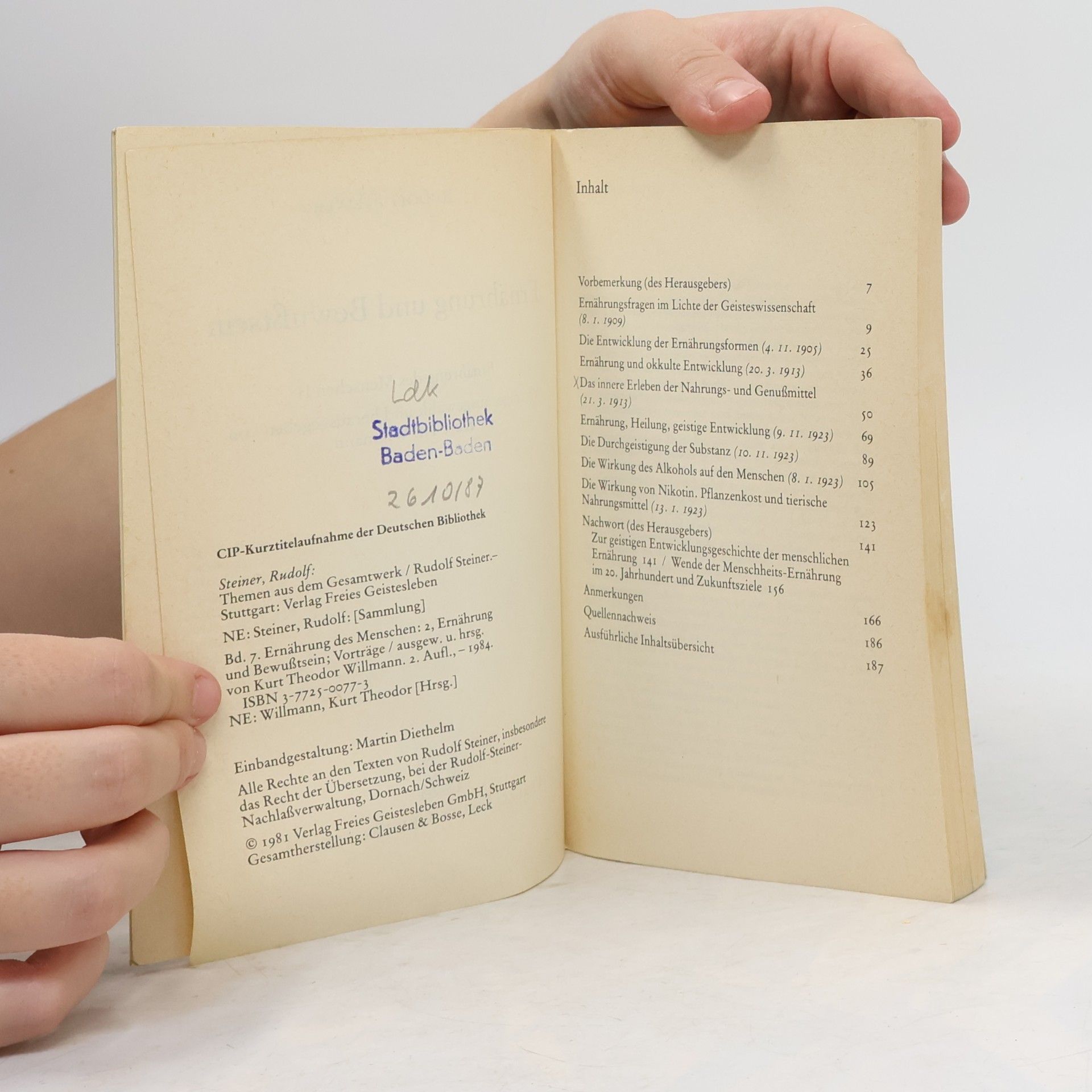 Rudolf Steiner Themen aus dem Gesamtwerk. 7