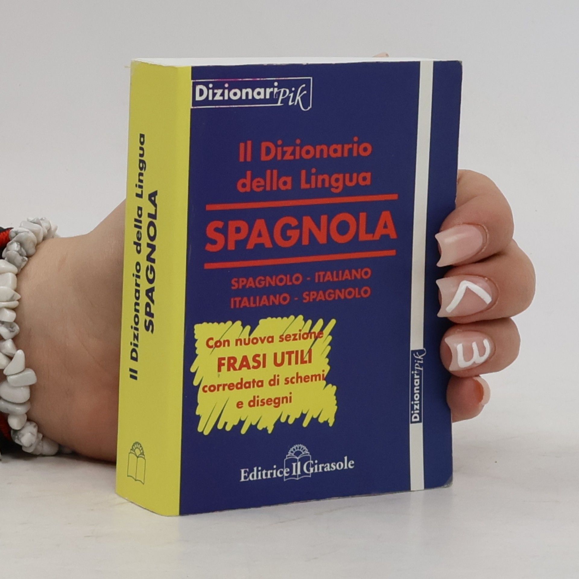 Sebastan de Espinosa Dizionario PIK spagnolo-italiano, italiano-spagnolo. Con il nuovo frasi utili con schemi e disegni