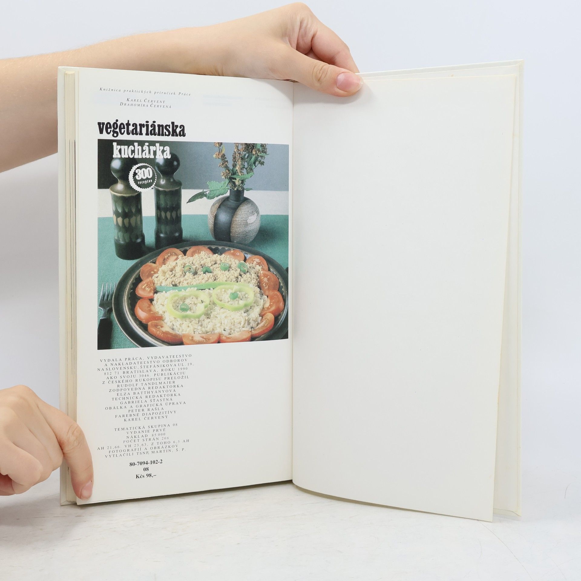 Karel Červený Vegetariánská kuchařka. 300 receptů