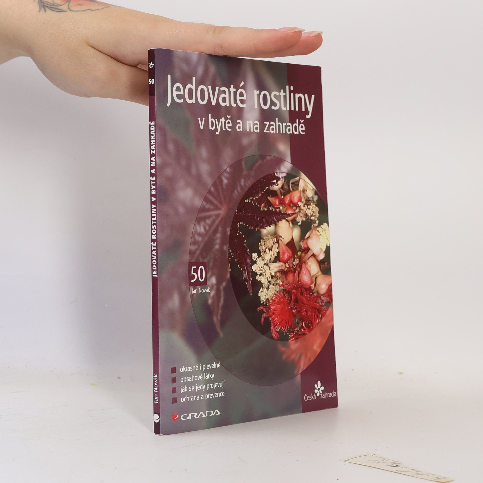 Jan Novák Jedovaté rostliny v bytě a na zahradě
