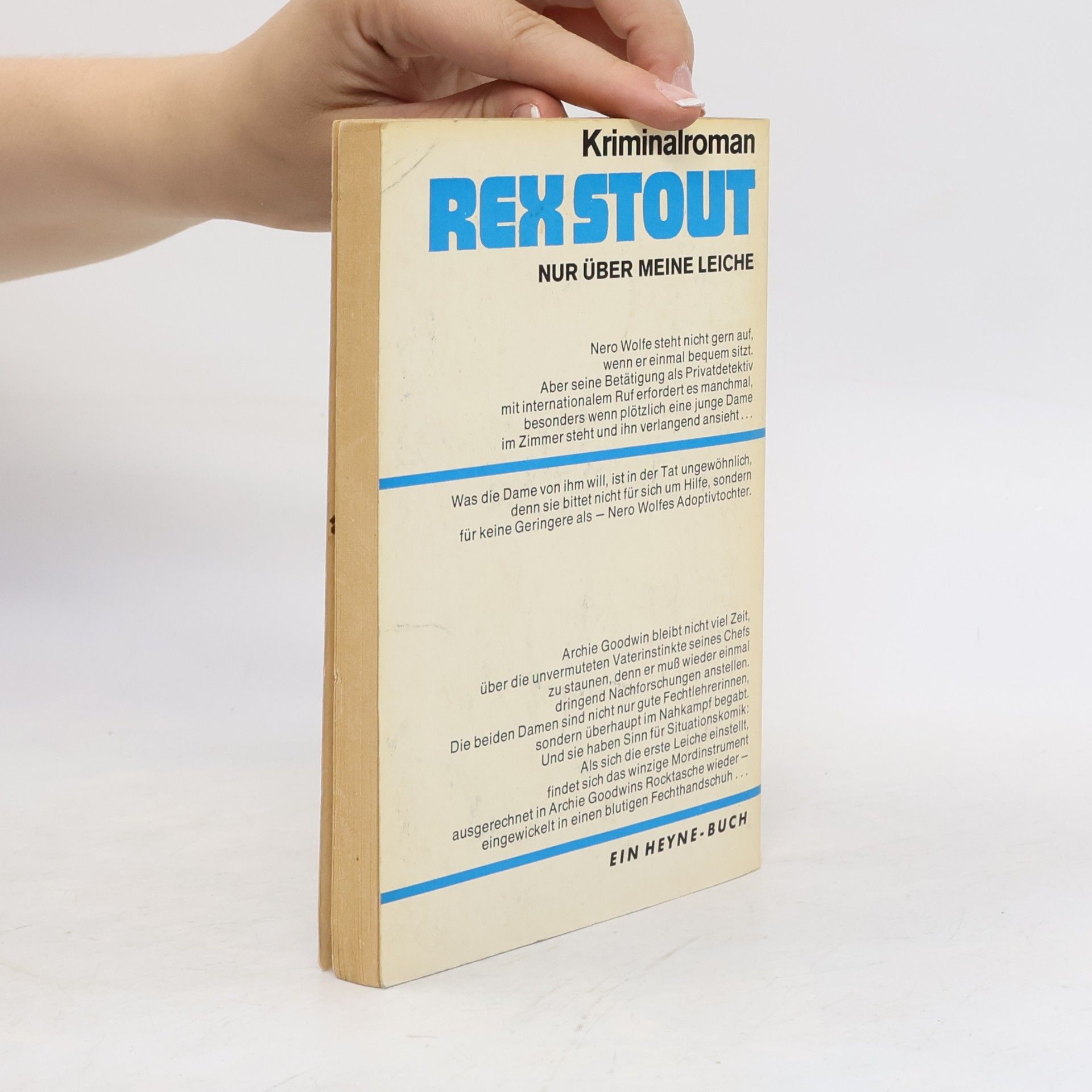 Rex Stout Nur über meine Leiche