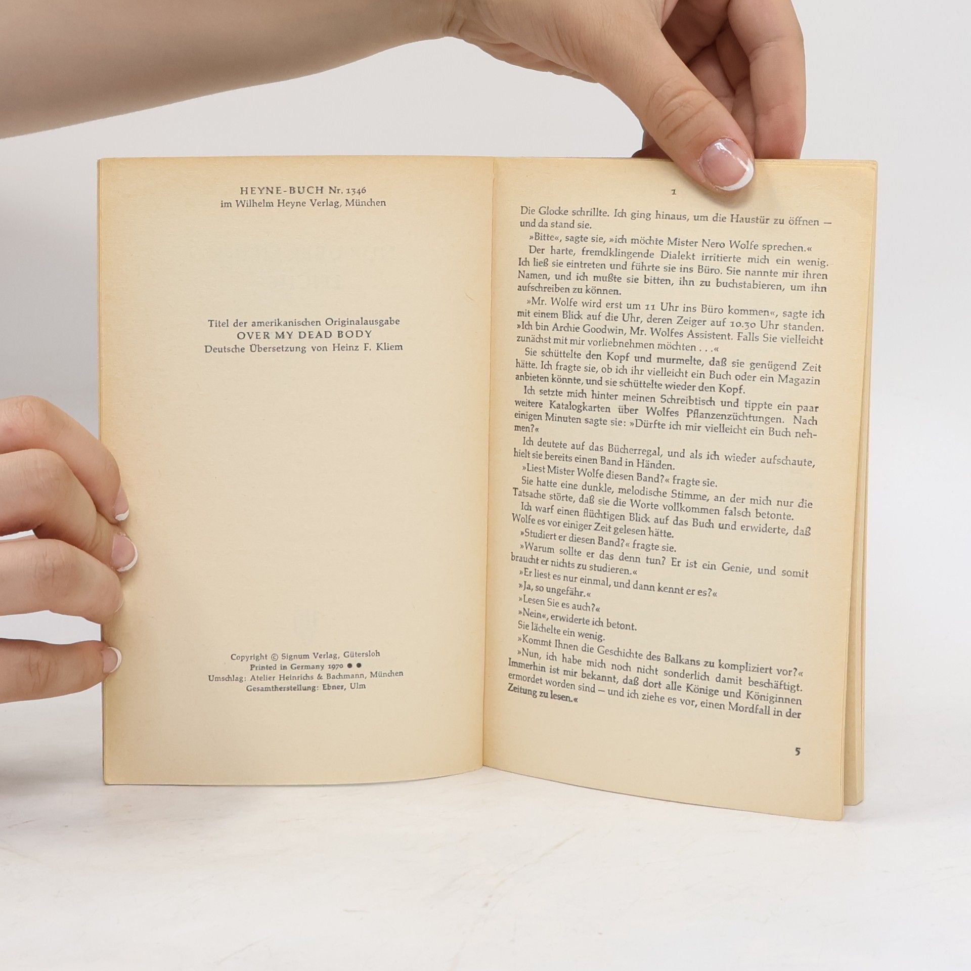Rex Stout Nur über meine Leiche