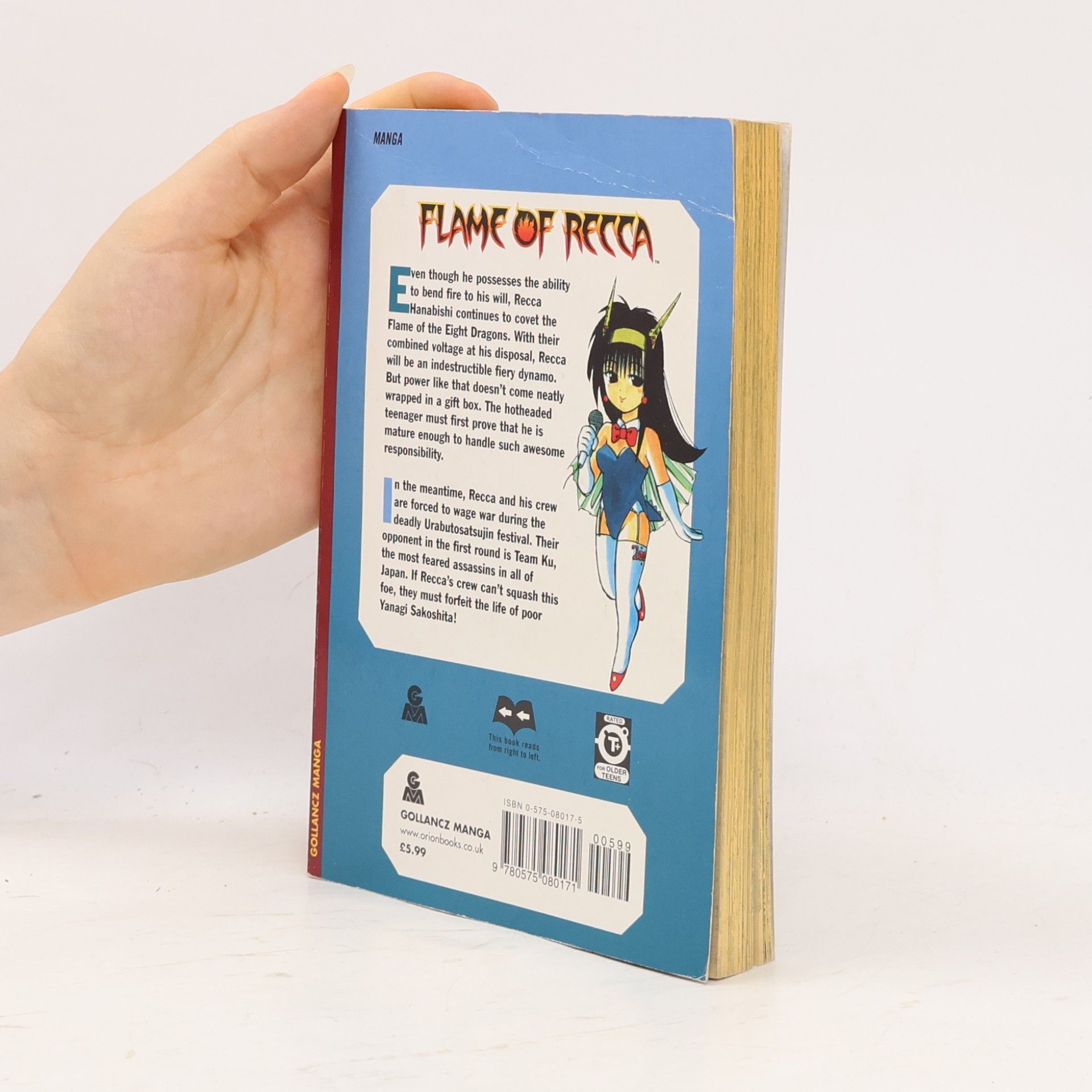 Nobuyuki Anzai Flame of Recca Volume 5
