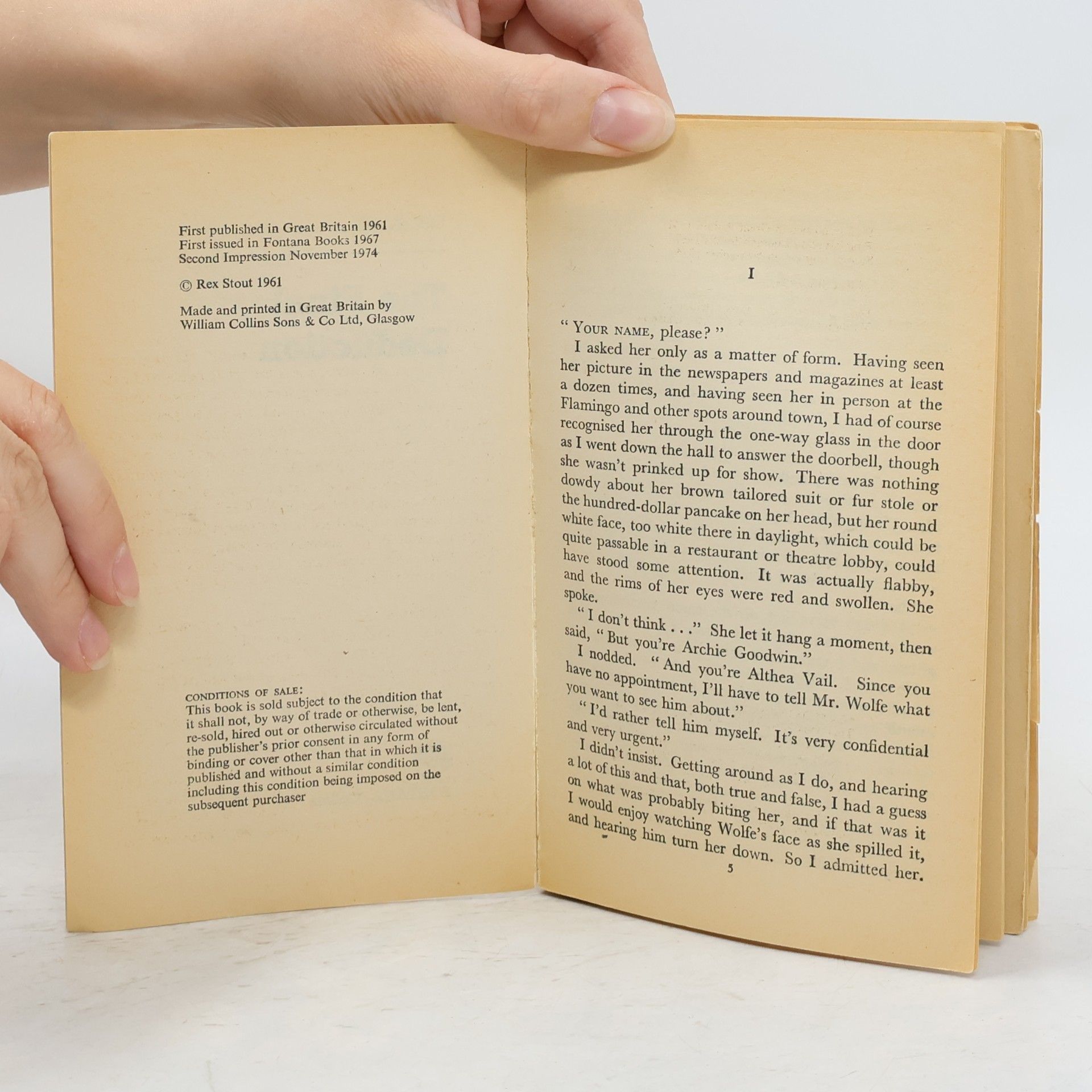 Rex Stout Please Pass the Guilt